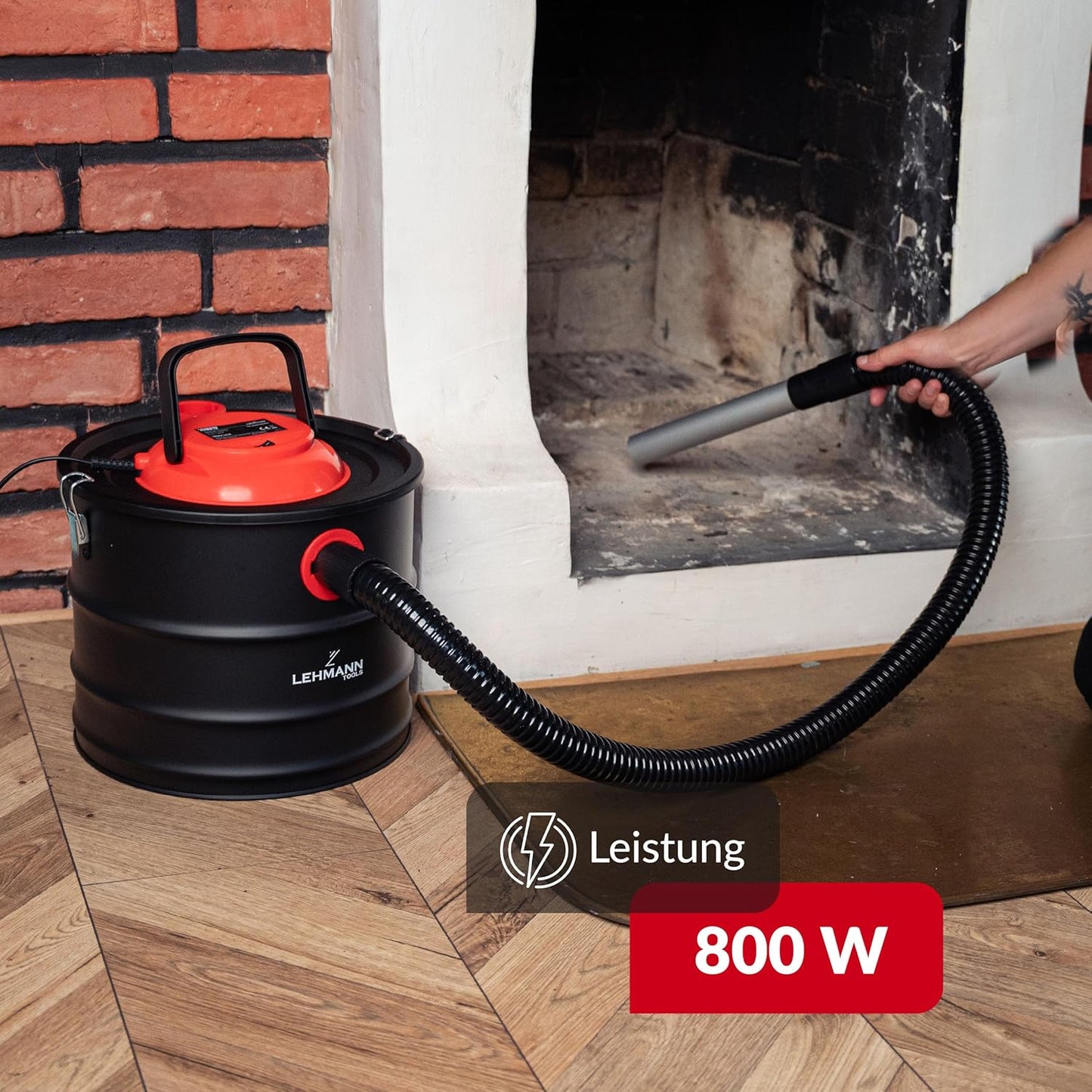 Aschesauger mit HEPA-Filter, 15 L