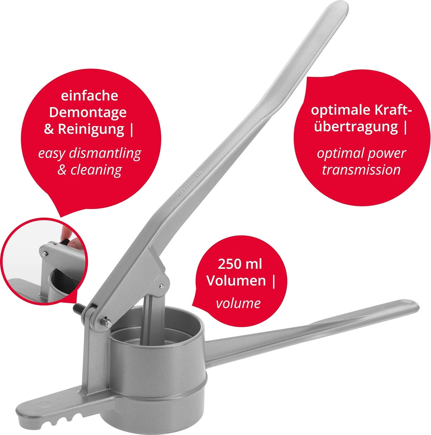 Spätzlechef 61202260, Silber/Traditionelle Lochung