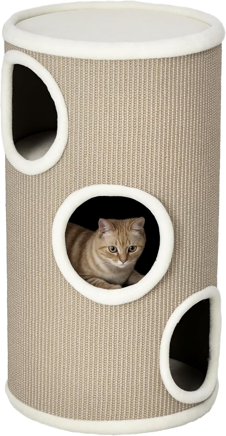 Kratztonne Spanplatte, Sisal Braun, Braun