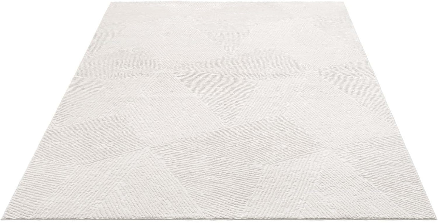 Rutschfeste Badematte, waschbar, Creme Fresco 120 x 170 cm (Rechteckig)