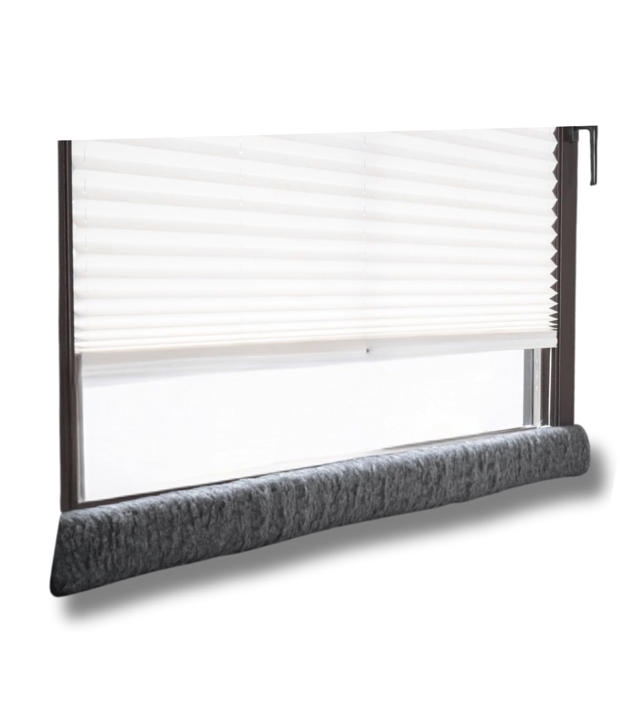 Schurwoll-Zugluftstopper für Fenster, 120 cm