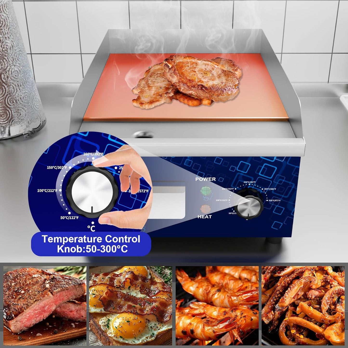 Elektrische Grillplatte