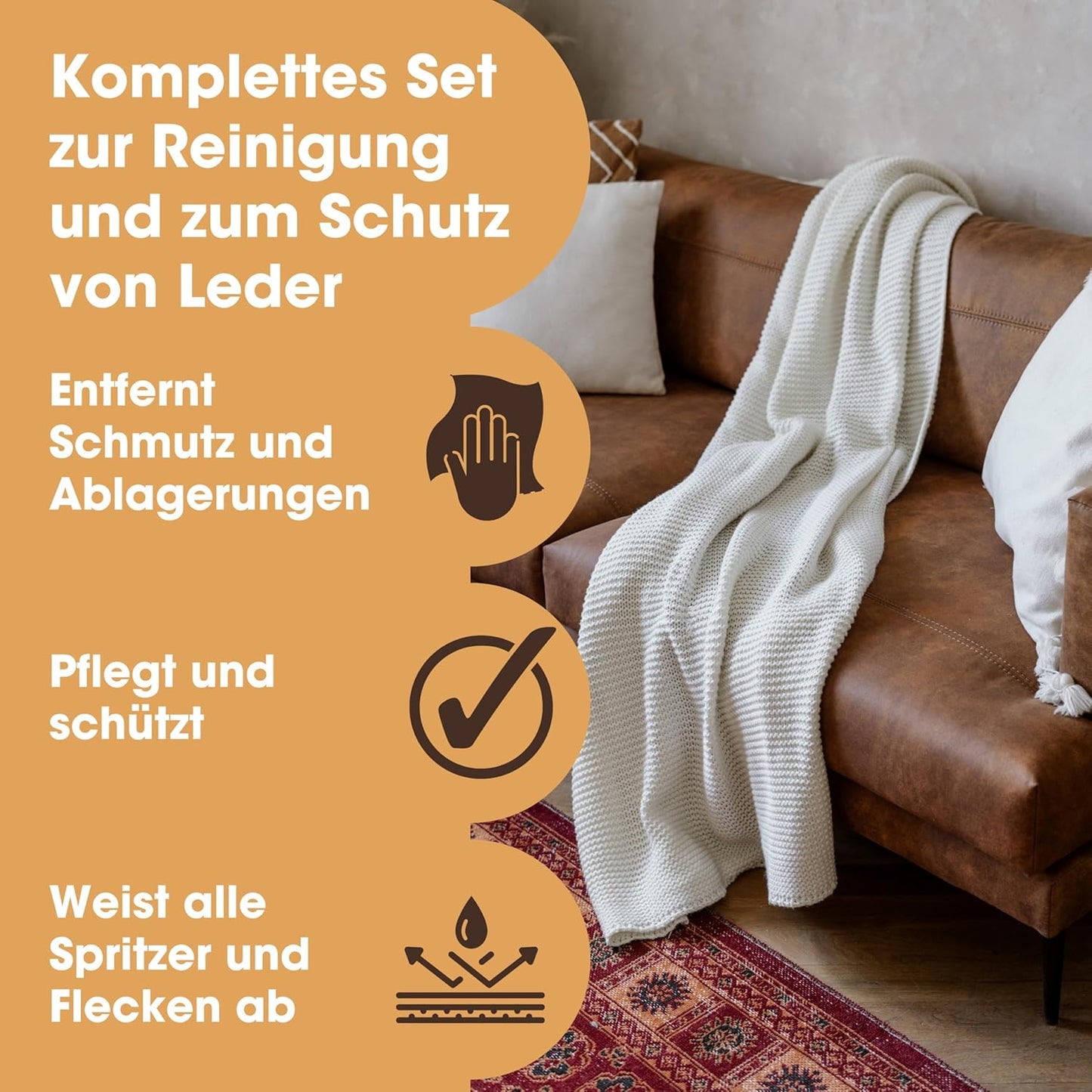 Lederpflege-Set, Lederpflege-Set 2x250ml