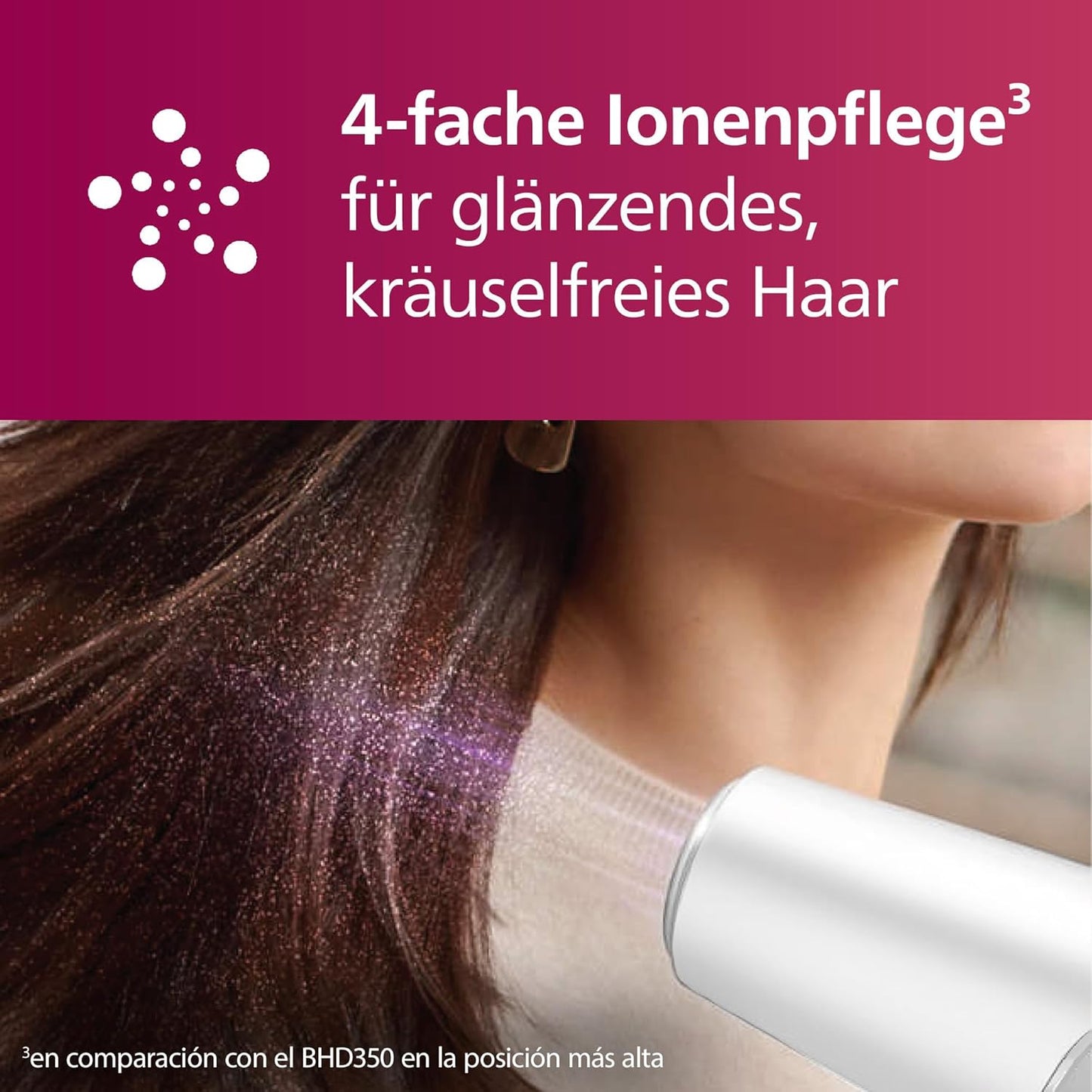 Haartrockner BHD500/20 mit ThermoShield und Ionisierung, BHD500/20 Weiss Metallic