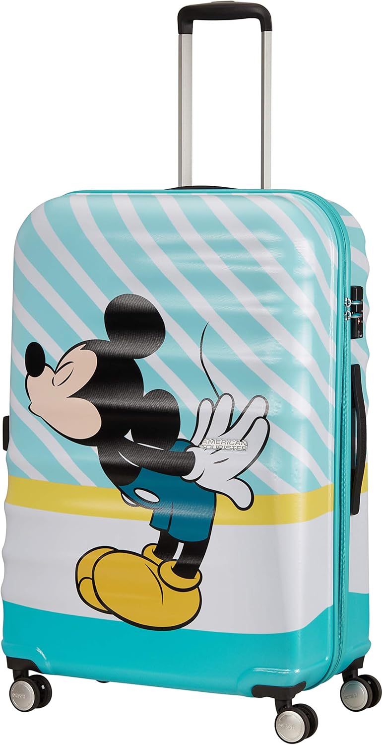 Wavebreaker Disney Hartschalenkoffer, Multicolour (Mickey Blue Kiss) L(77 cm - 96 L)
