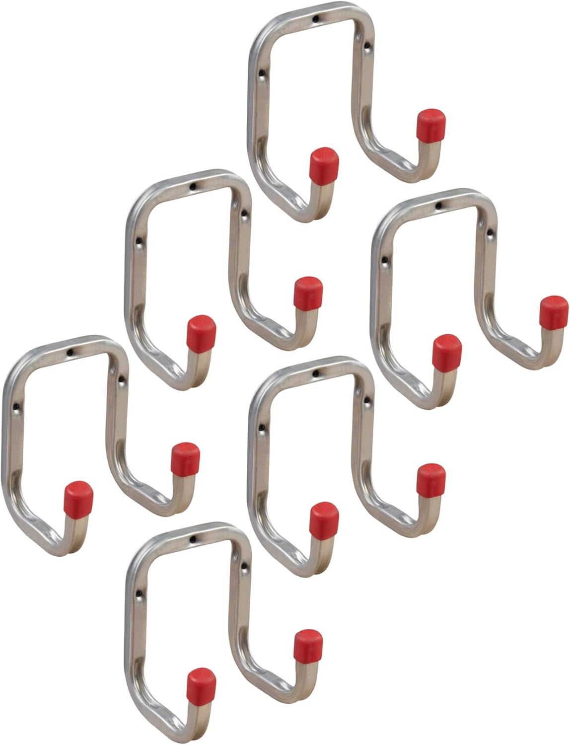 6er-Set Wandhalterung Gerätehaken, 6 90 mm