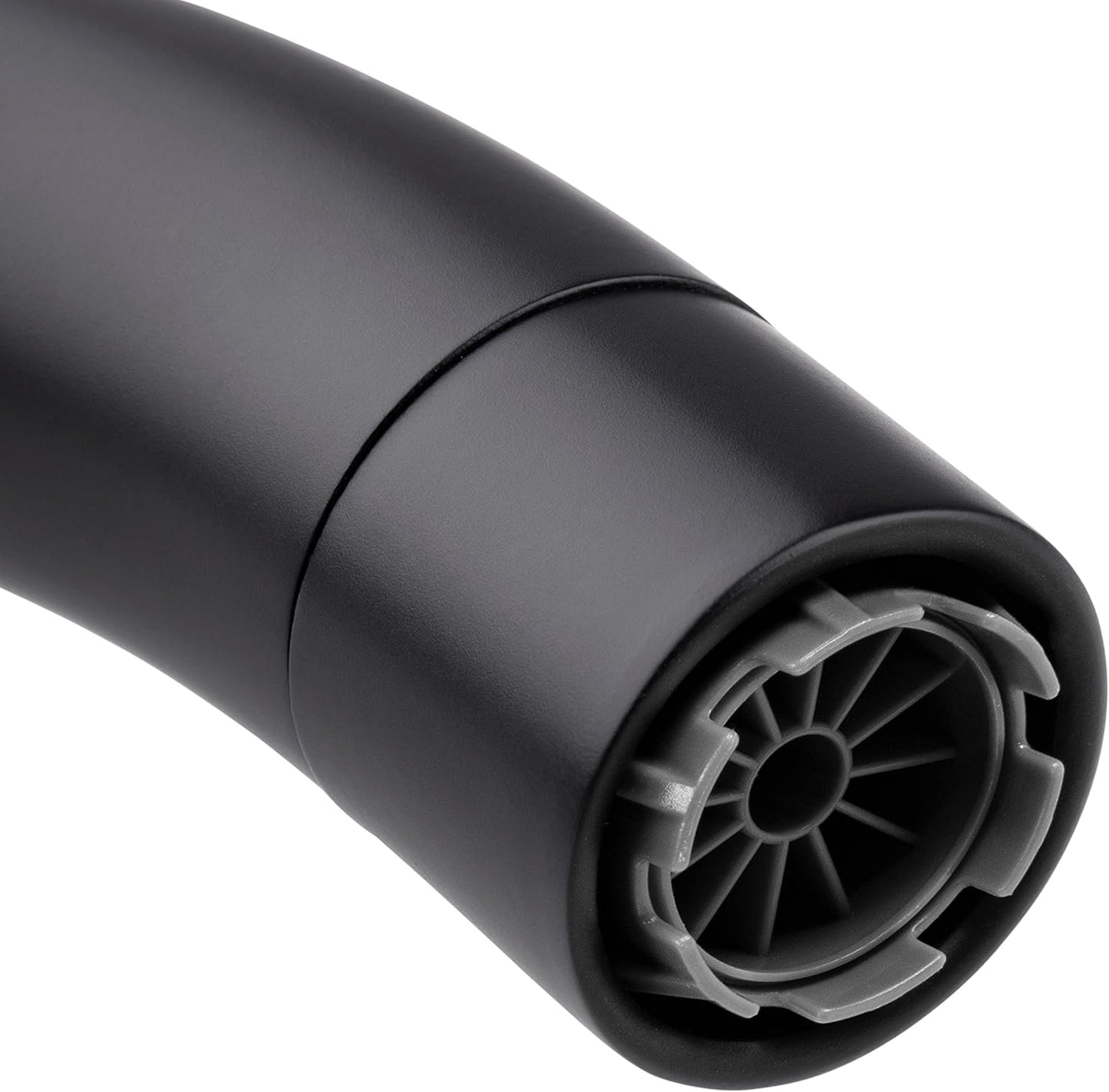 Black Edition - Noir Round Einhebelarmatur mit hohem, schwenkbarem Auslauf, Spültischarmatur (M.3) - Niederdruck