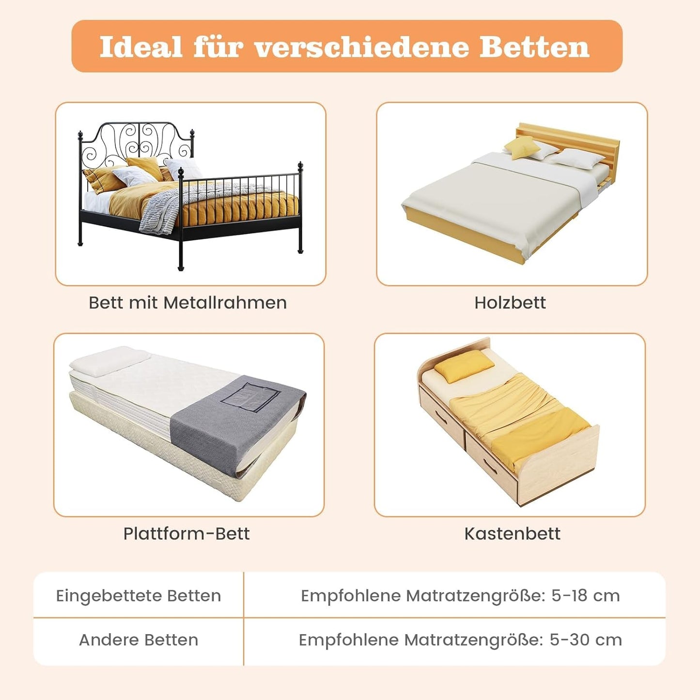 Klappbares Bettgitter, Grau / 120x42cm