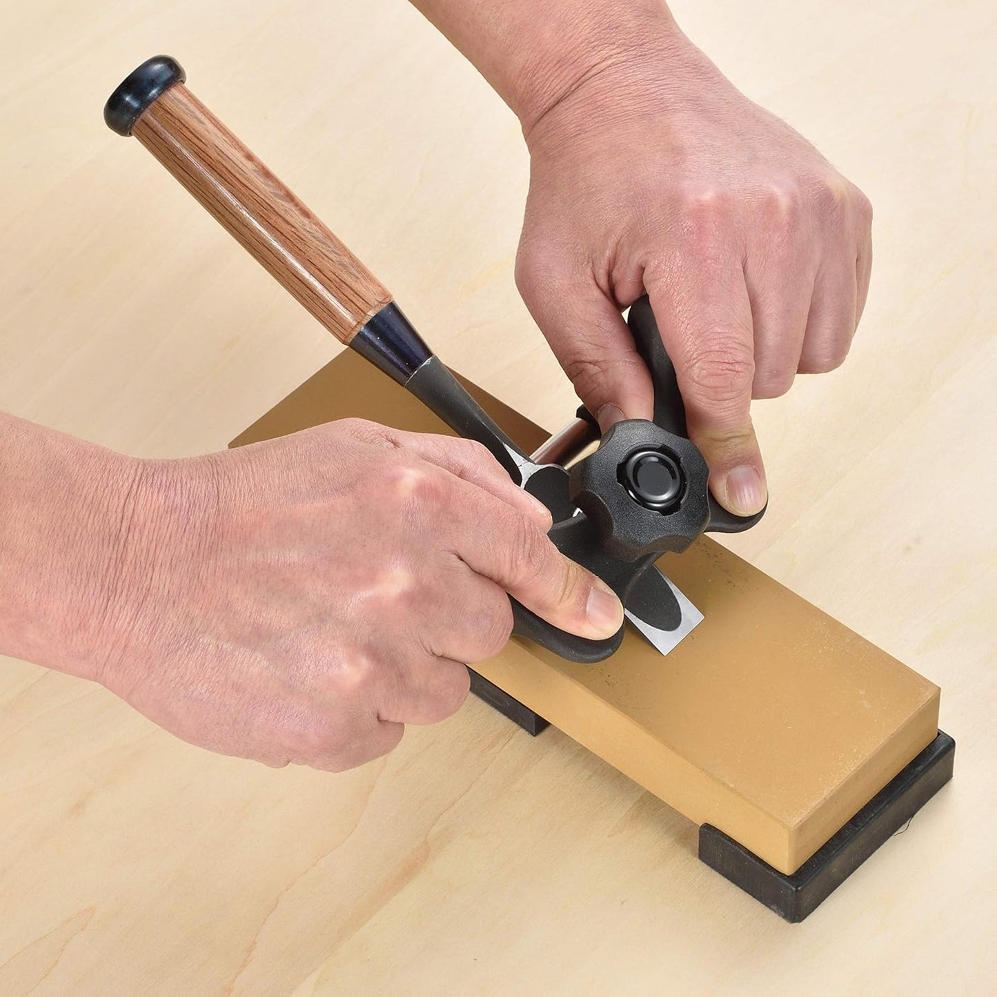Schleifhilfe für Meissel & Hobelmesser, Einzelstück
