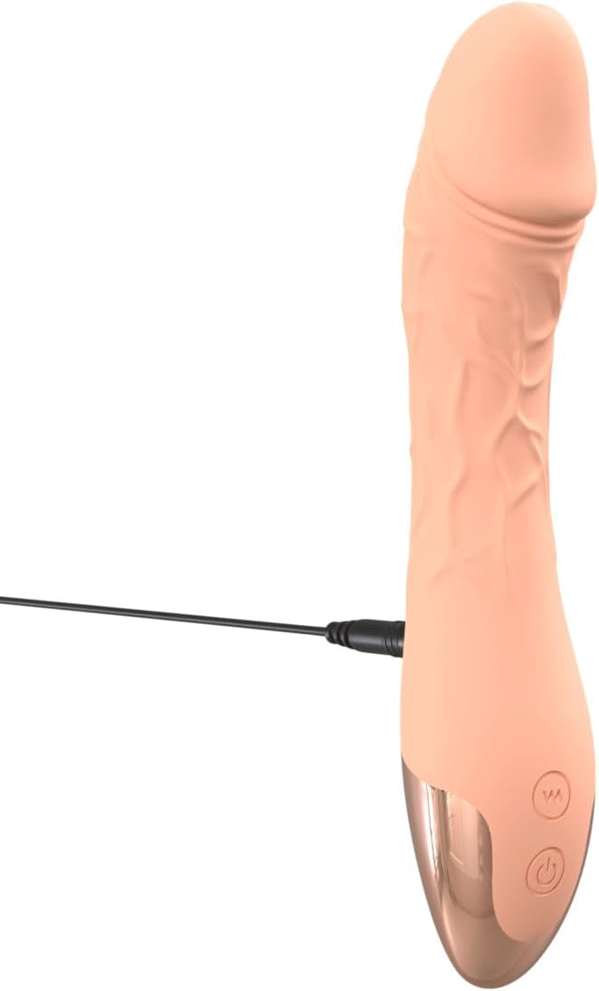 Natur-Vibrator mit realistischer Penis-Optik (19,6 cm), 19,6 cm