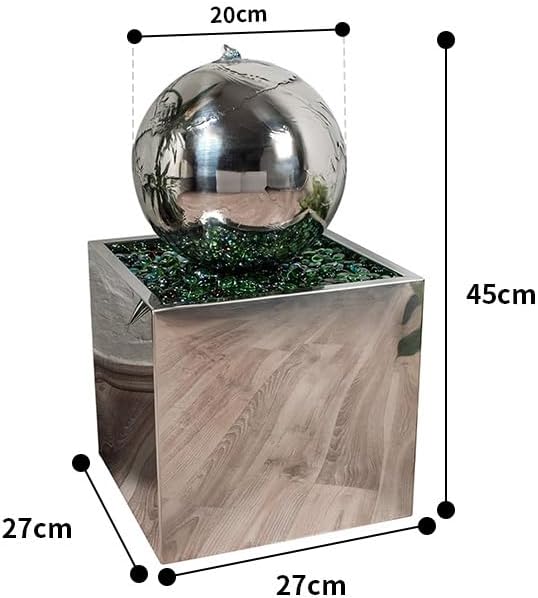 Springbrunnen mit LED-Beleuchtung, Durchmesser = 20 CM