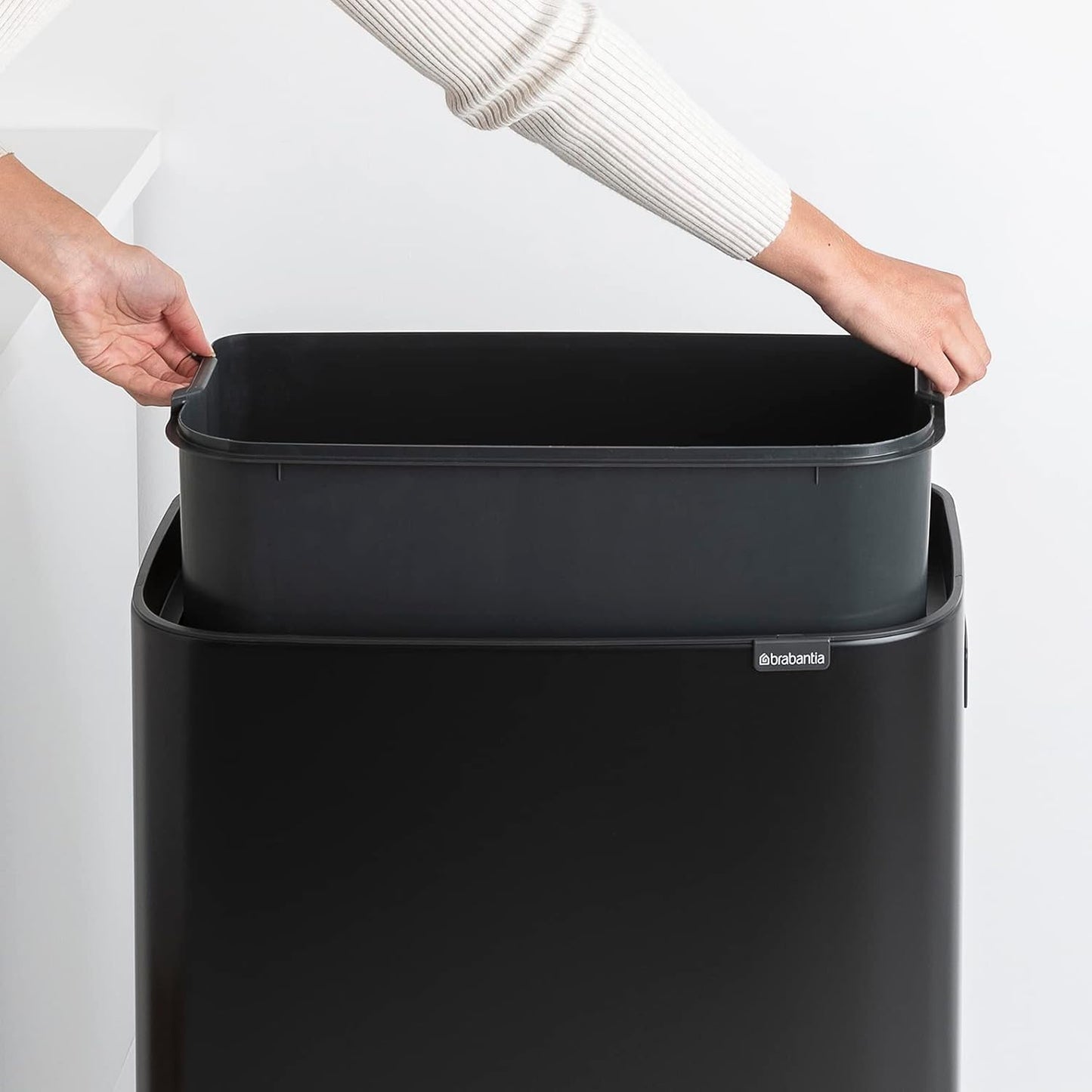 Bo Touch Bin Kücheneimer, 1 Inneneimer (60L) Matt Black
