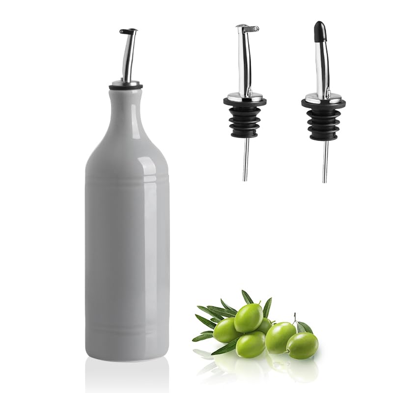 Olivenölspenderflasche, Grau 680 ml