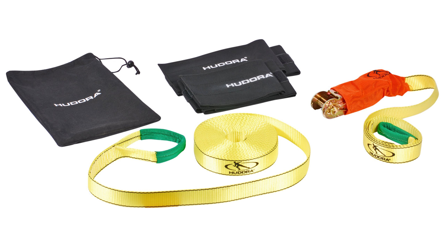 Slackline Set mit Baumschutz