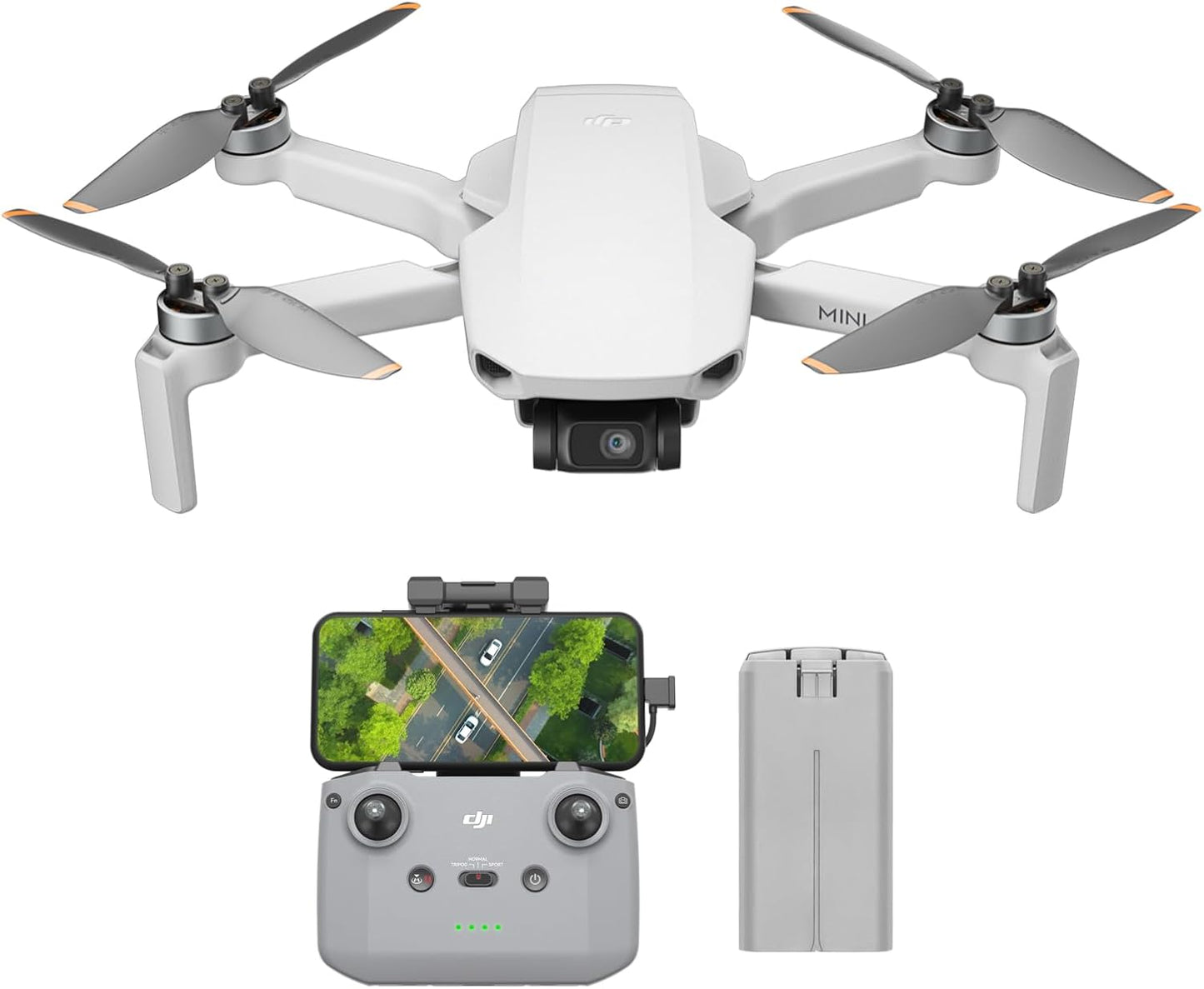 Mini 4K Drohne mit UHD-Kamera und Gimbal, Mini 4K (31min Flugzeit)