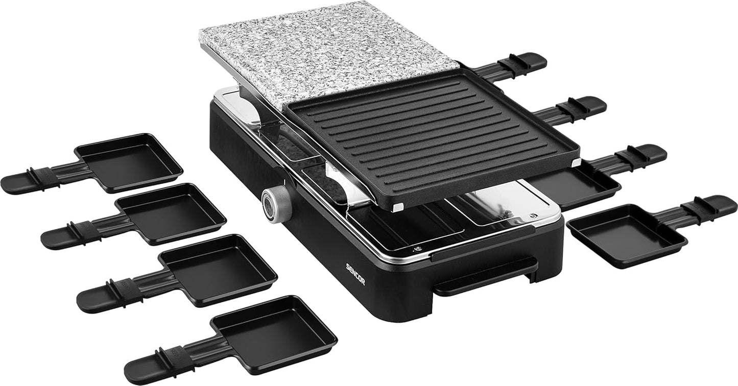 Raclette Multifunktionsgerät 1400W (für 8 Personen)
