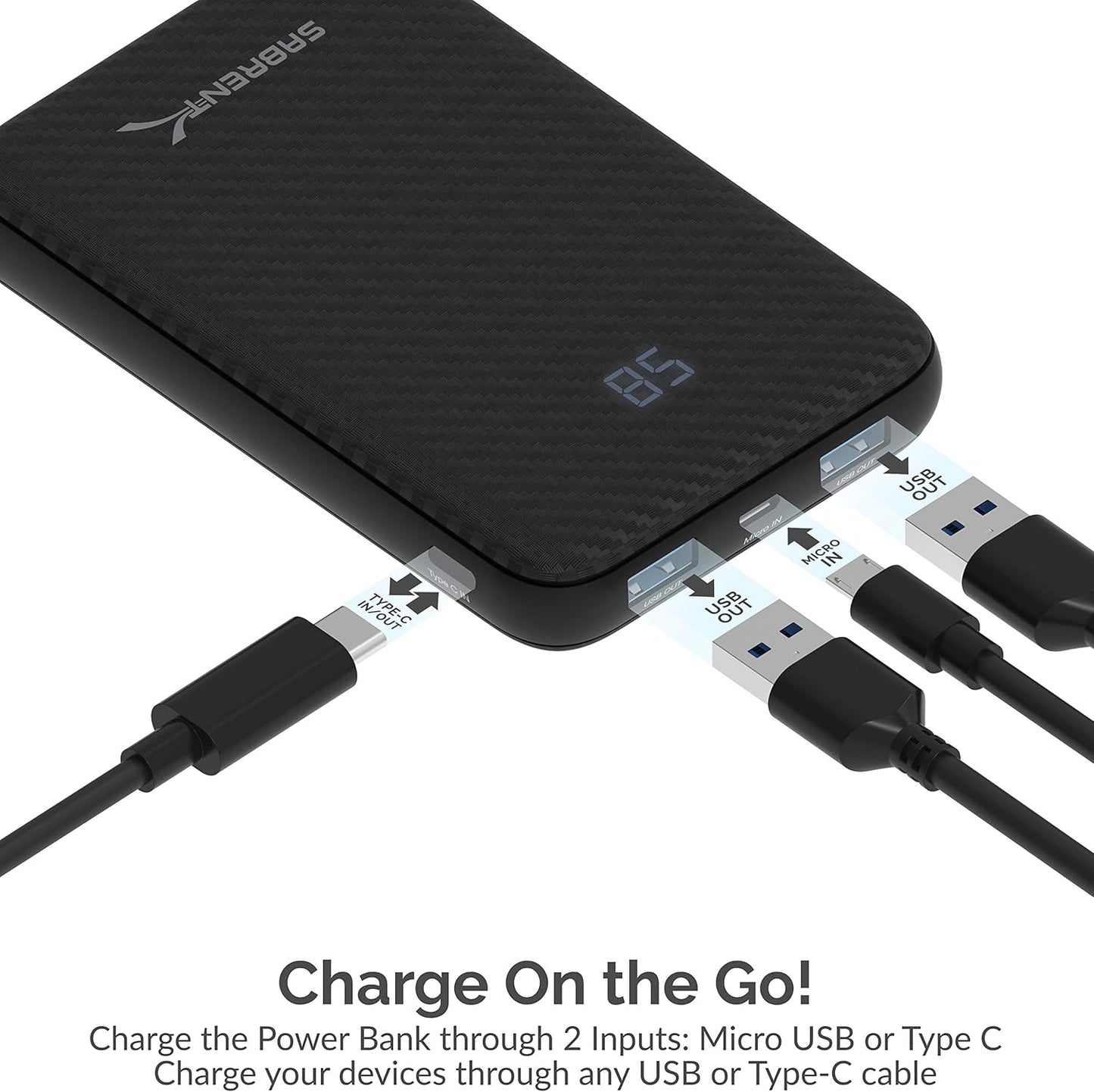 Powerbank mit Schnellladefunktion