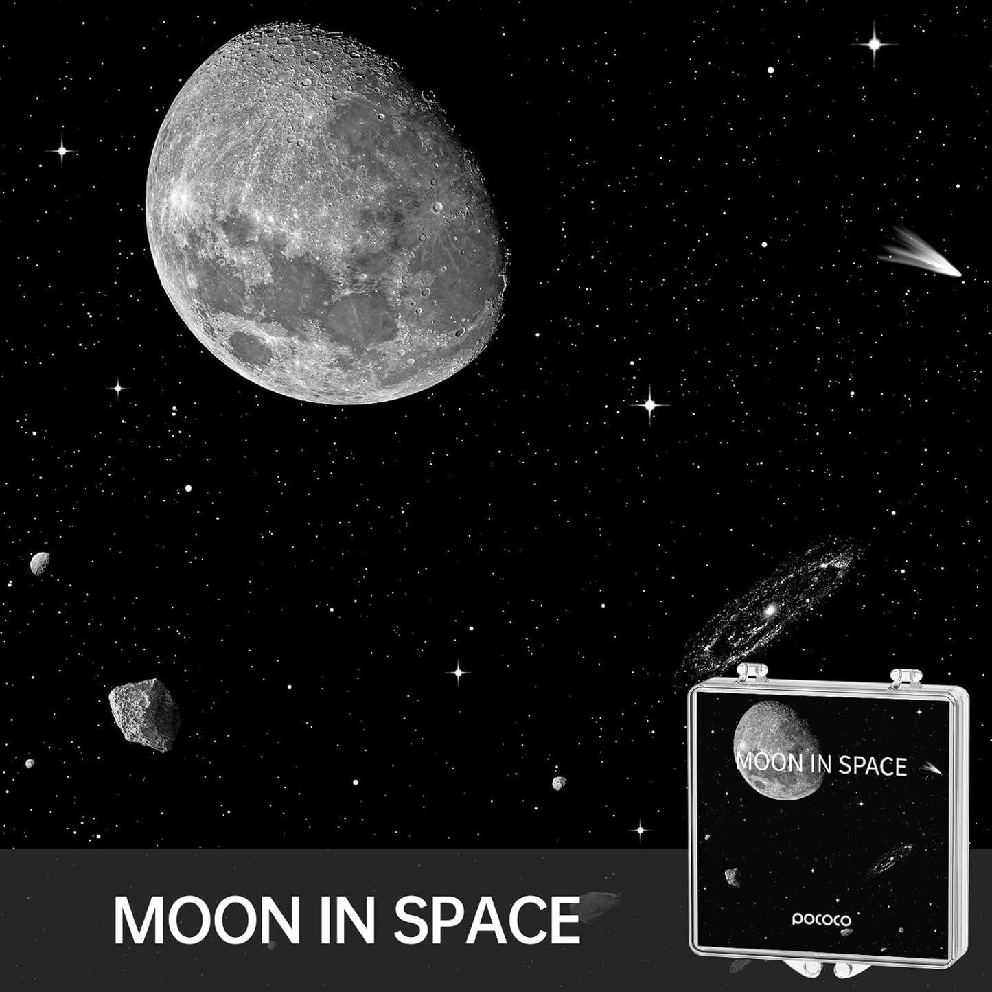 Galaxy Projektor Scheiben-Set (6 Stück, 5K Ultra HD), Moon