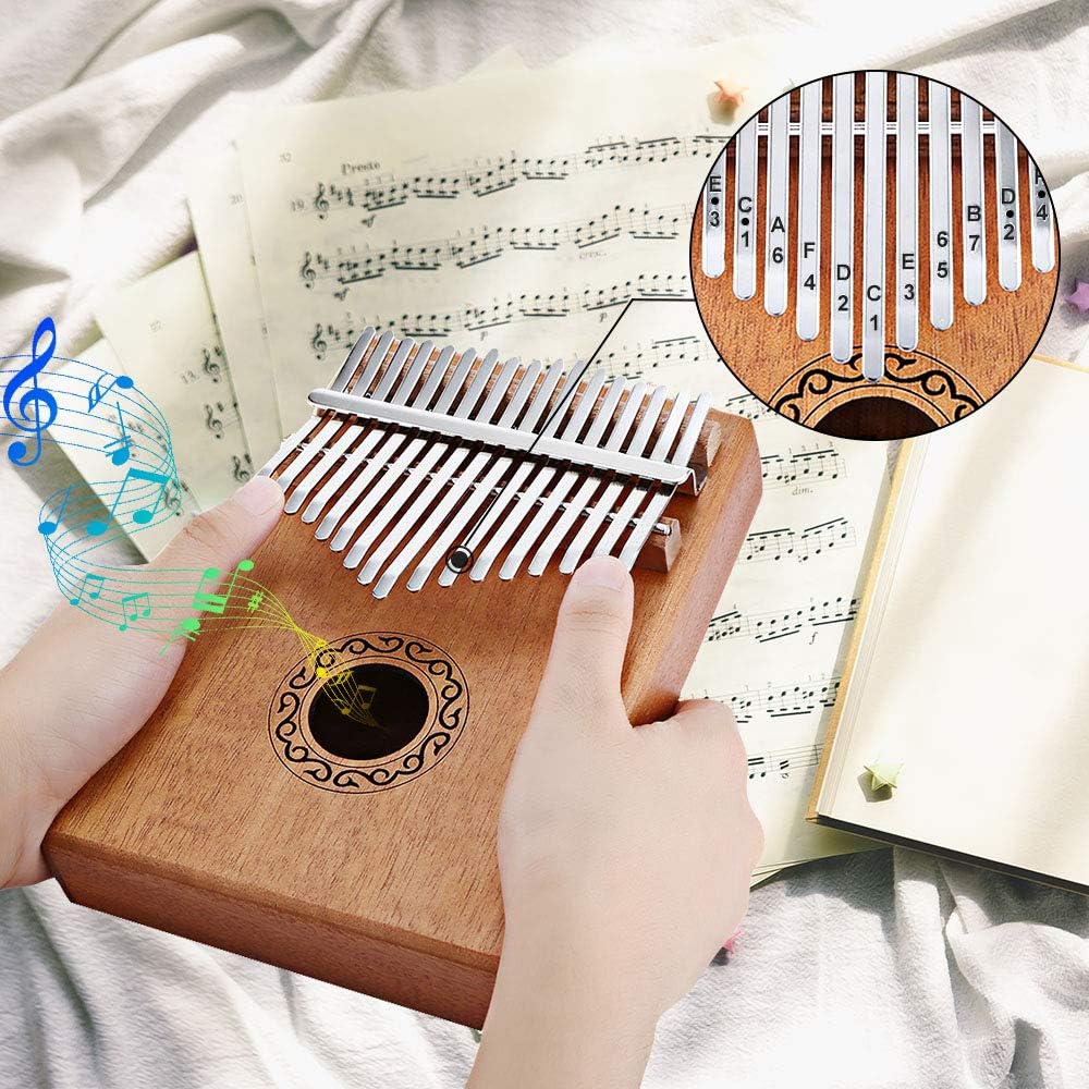 Kalimba 17-Tasten, Mahagoni