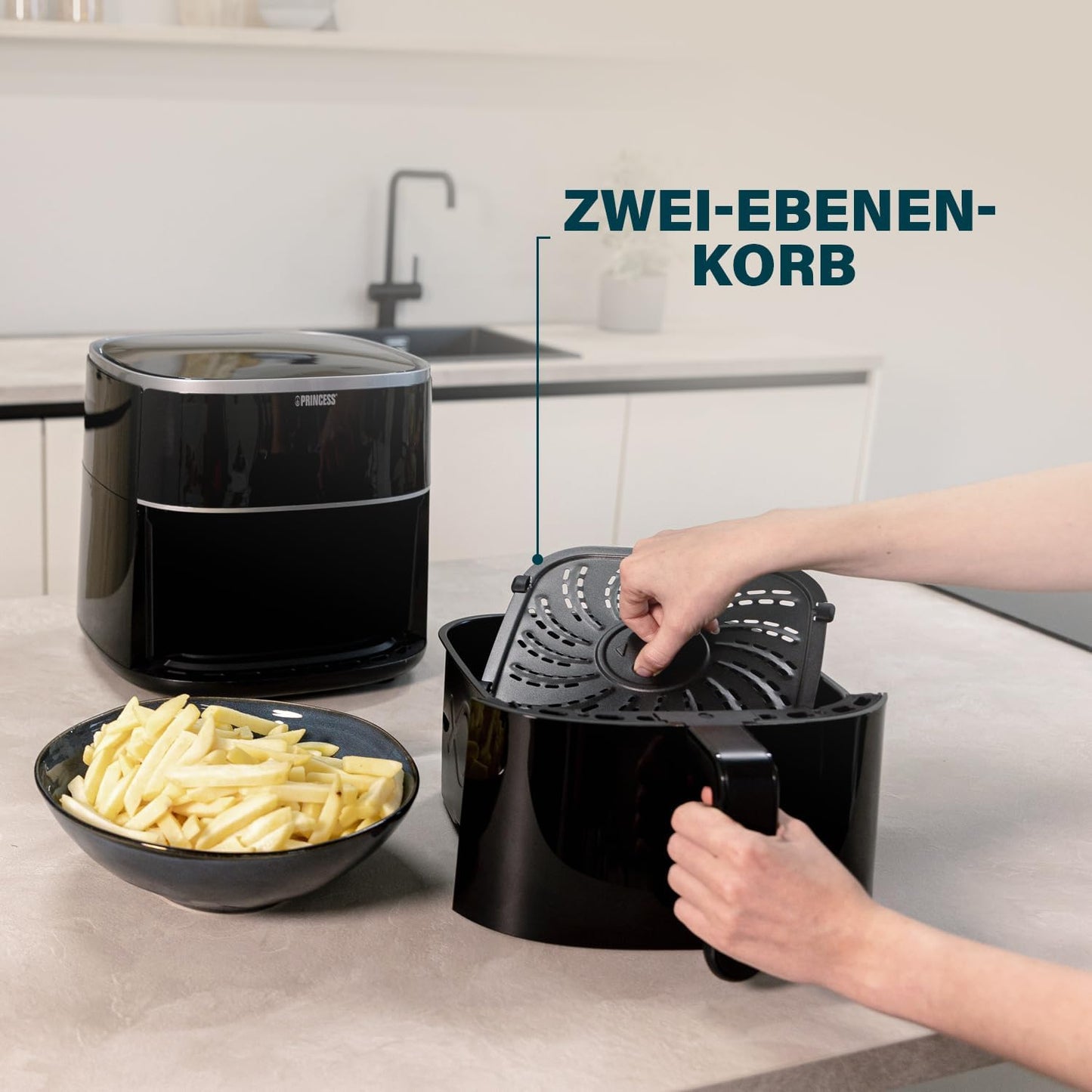 Heissluftfritteuse 182238, 4 Liter