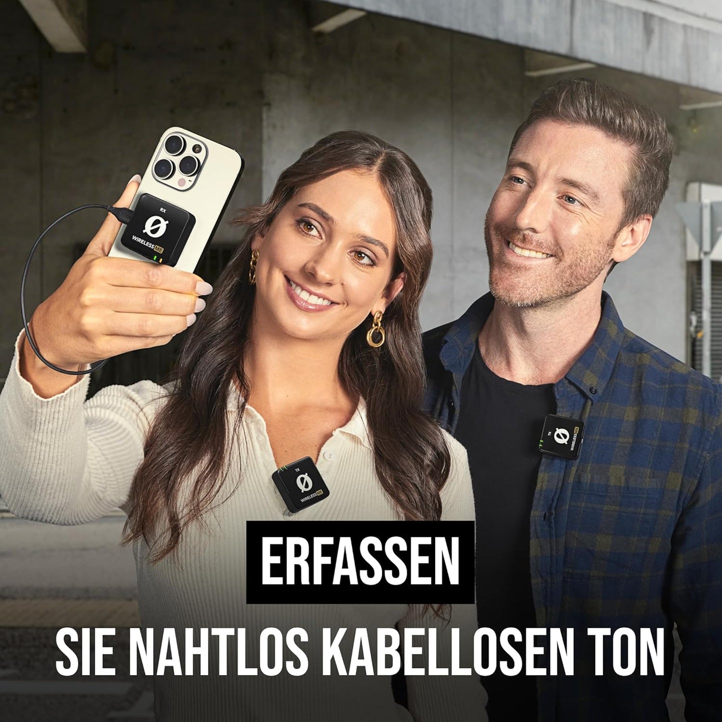 Wireless ME Dual Mikrofonsystem mit GainAssist, Wireless ME Dual Black