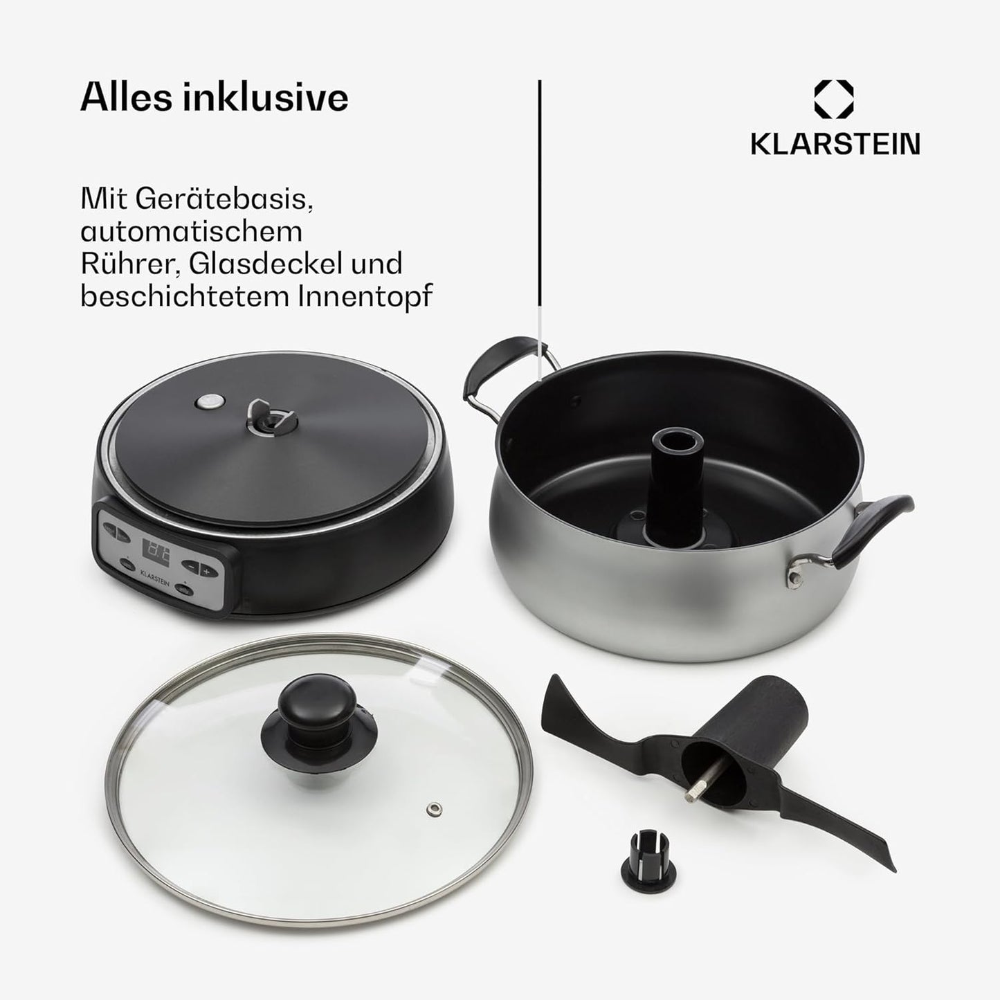 Jam Session Marmeladenkocher mit Automatikprogrammen, 3 Liter