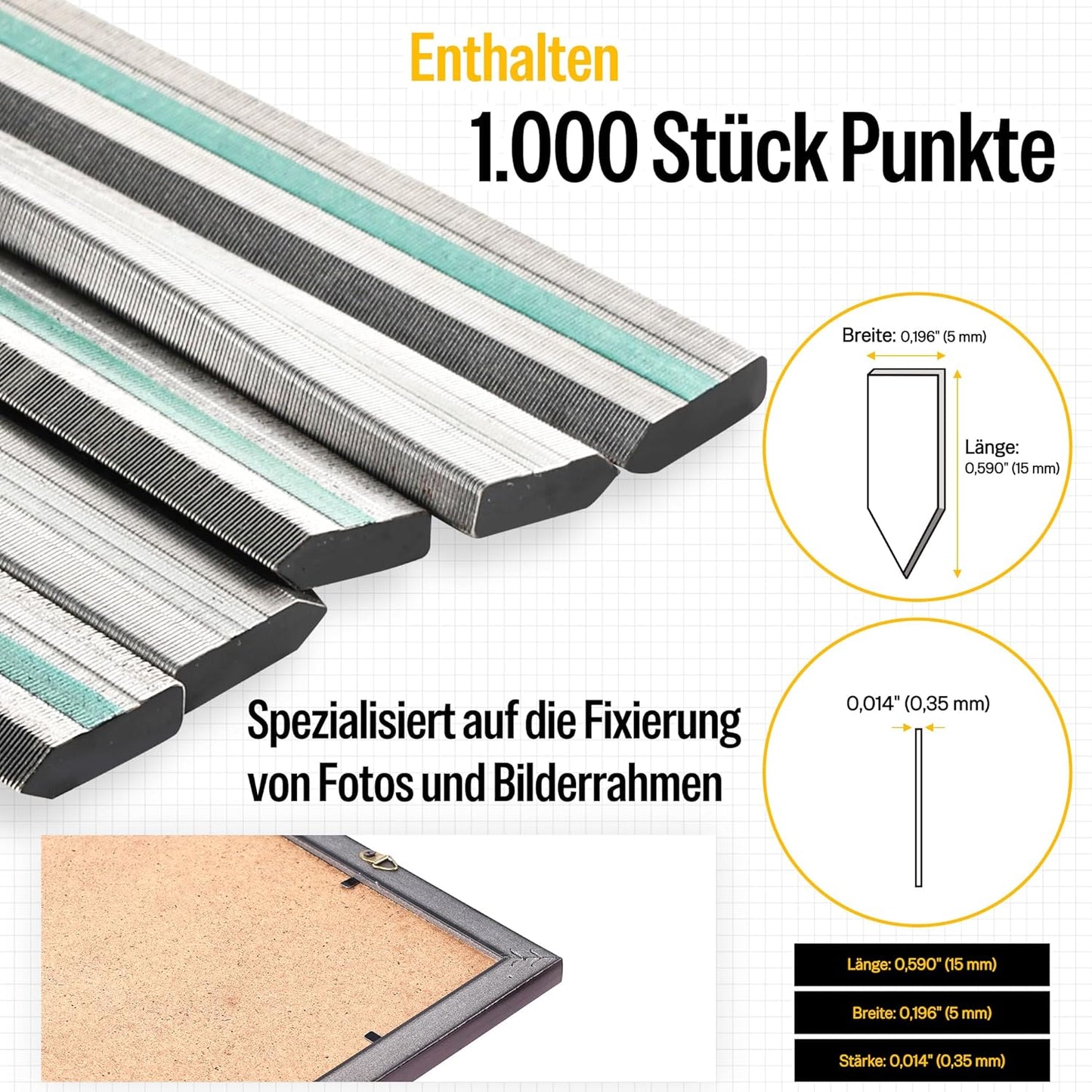Hand-Punktetreiber HM515 für Bilderrahmen