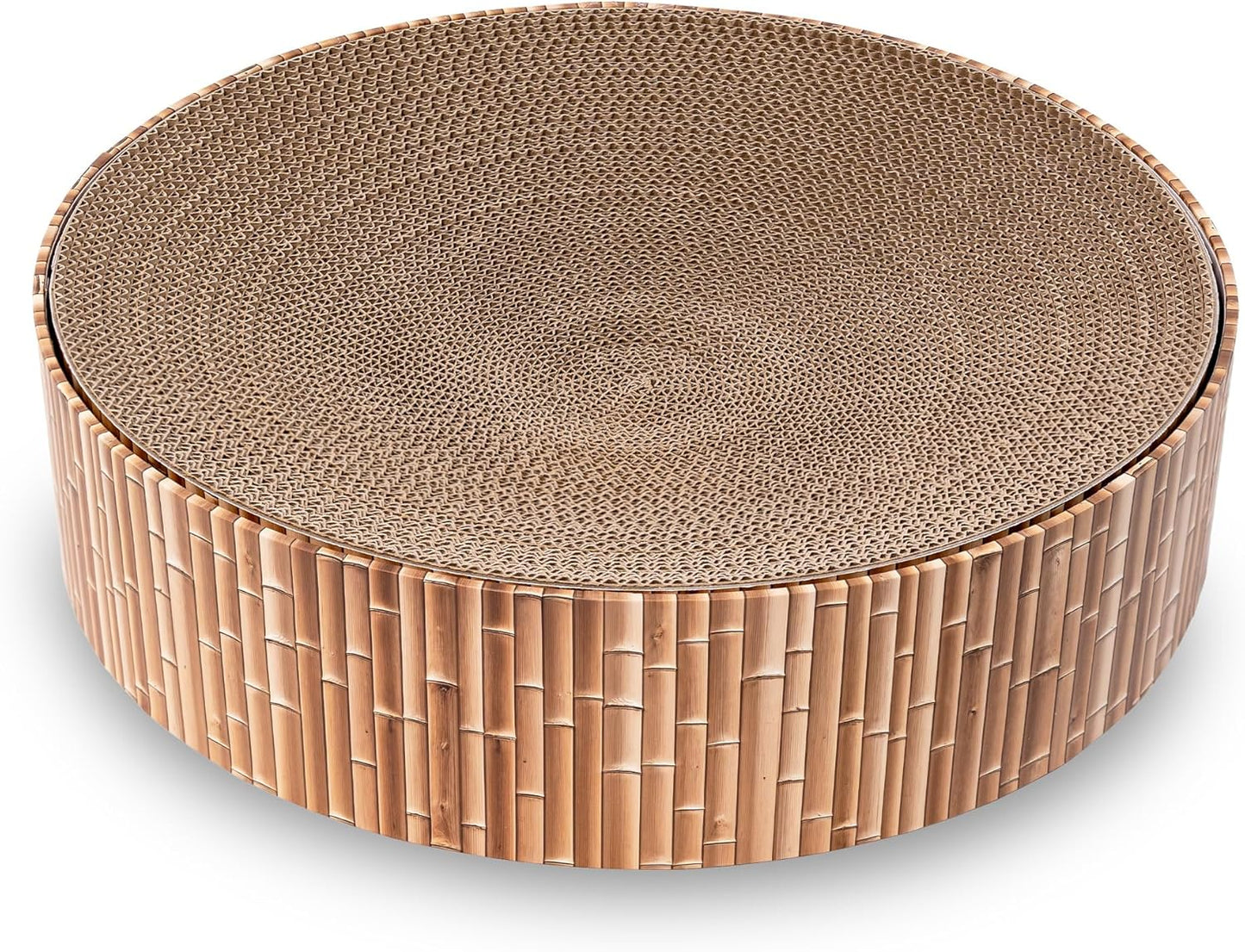 Kratzmöbel Zylinder mit wechselbarem Inlay, Bamboo