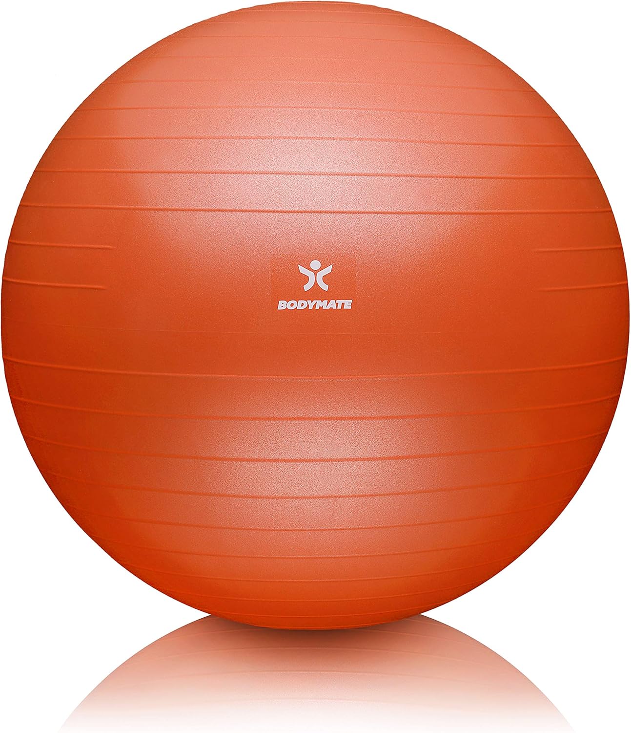 Gymnastikball mit Pumpe, Orange 65 cm (für Körpergröße 155-175cm)