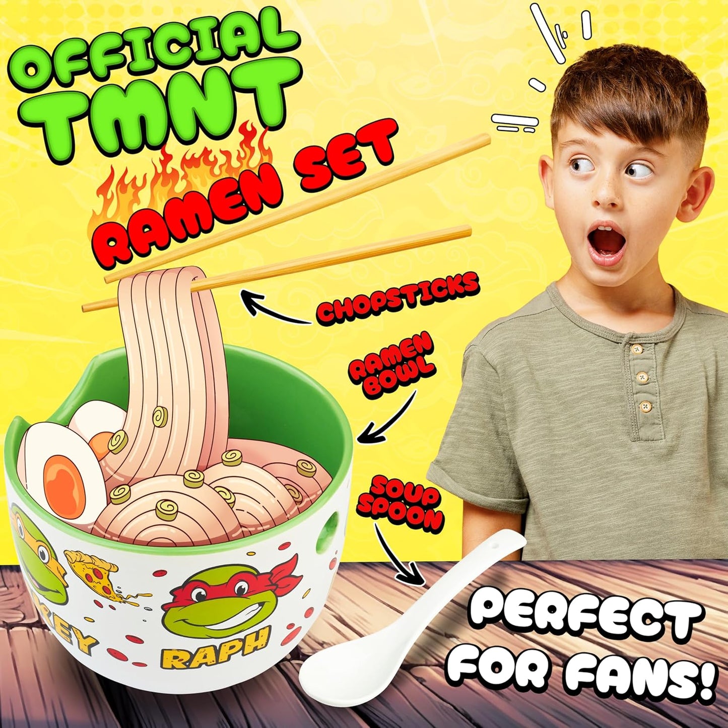 Teenage Mutant Ninja Turtles Ramen Schüssel Set, Multi Tmnt