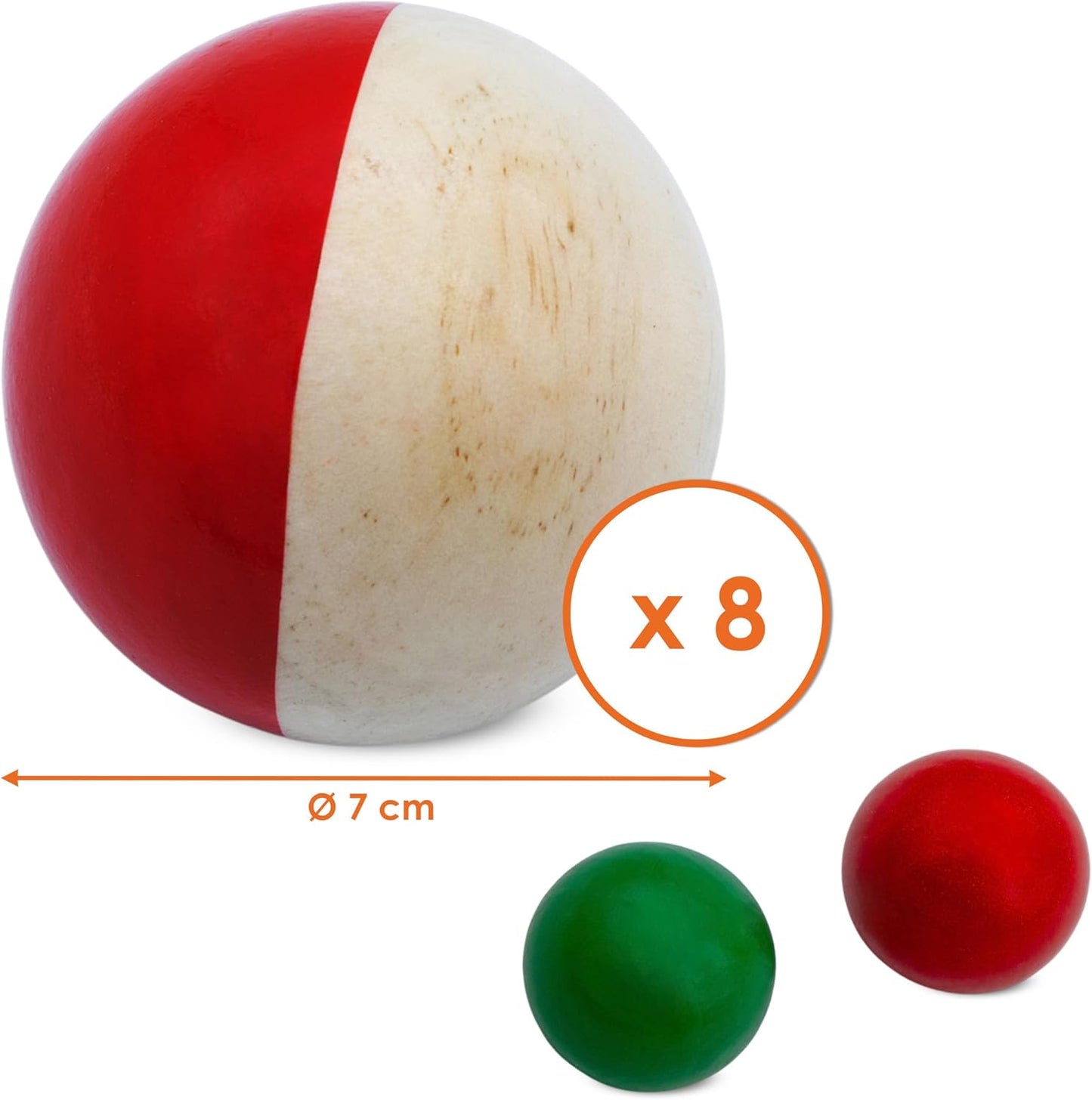 Boule-Set mit Tragetasche