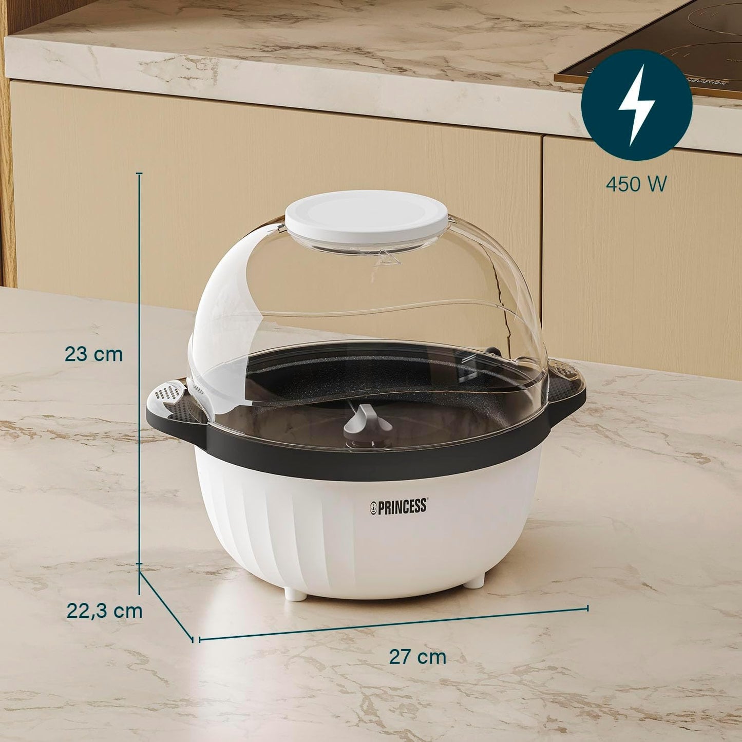 292980 Popcorn maker, Popcorn mit Schüssel Mit Schüssel