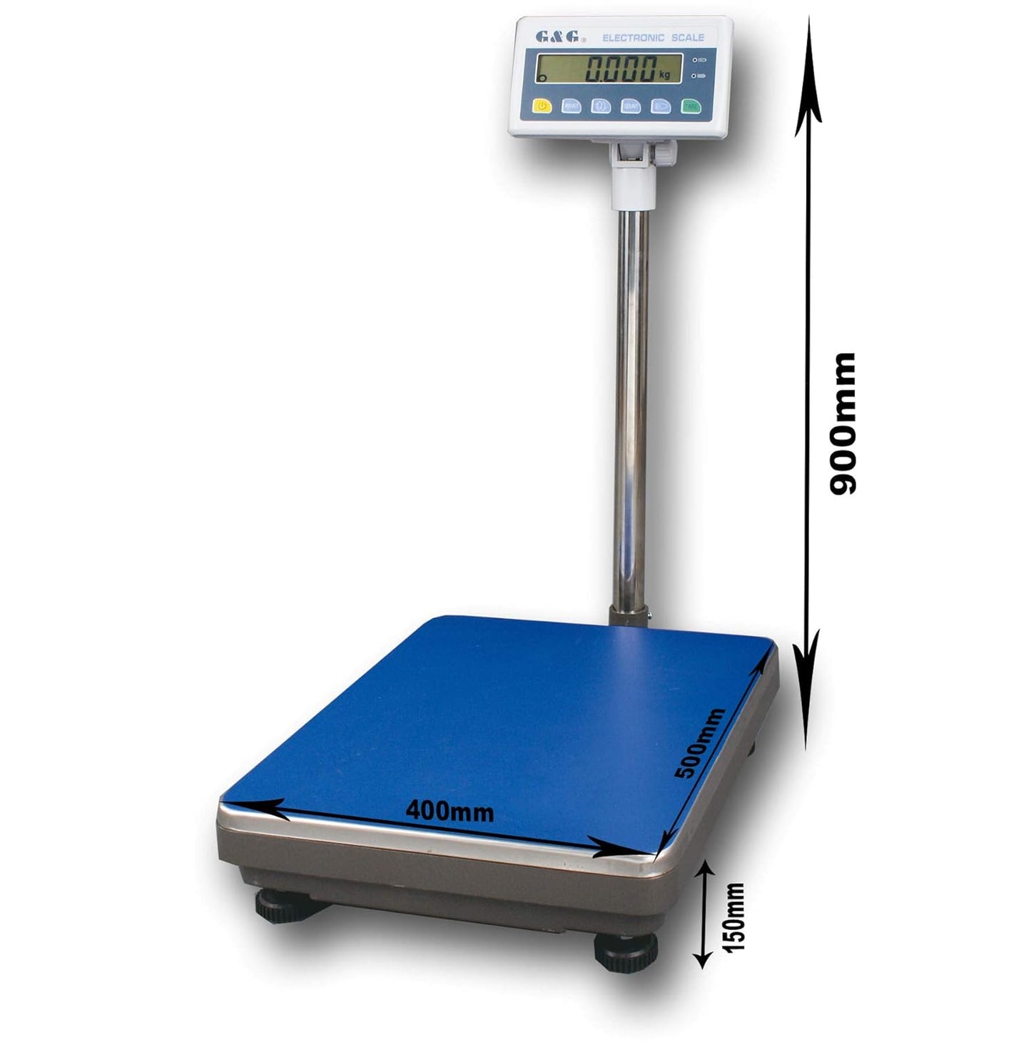 Plattformwaage TC150KA 150kg/10g, stabile Ausführung, TC150KA: 150kg / 10g
