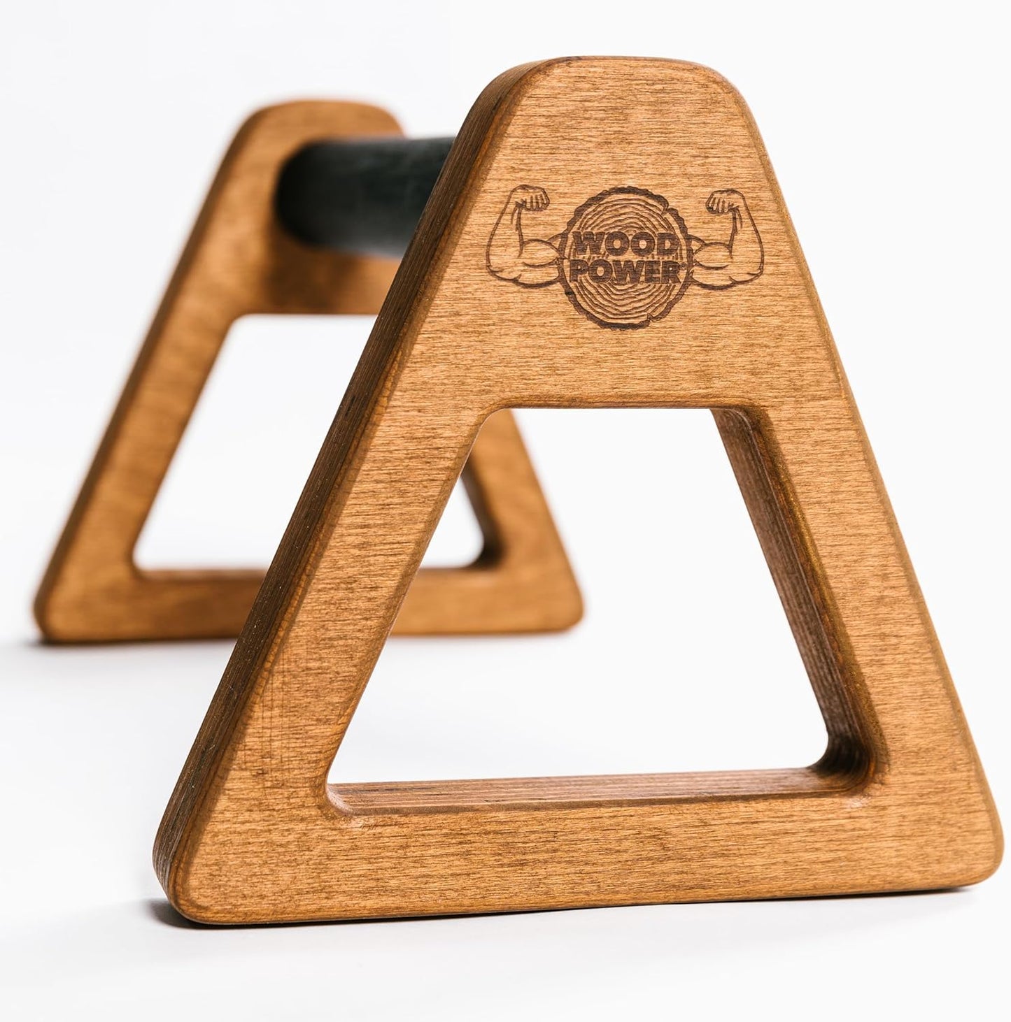 Parallettes für Liegestütze & Calisthenics, XL, Brown