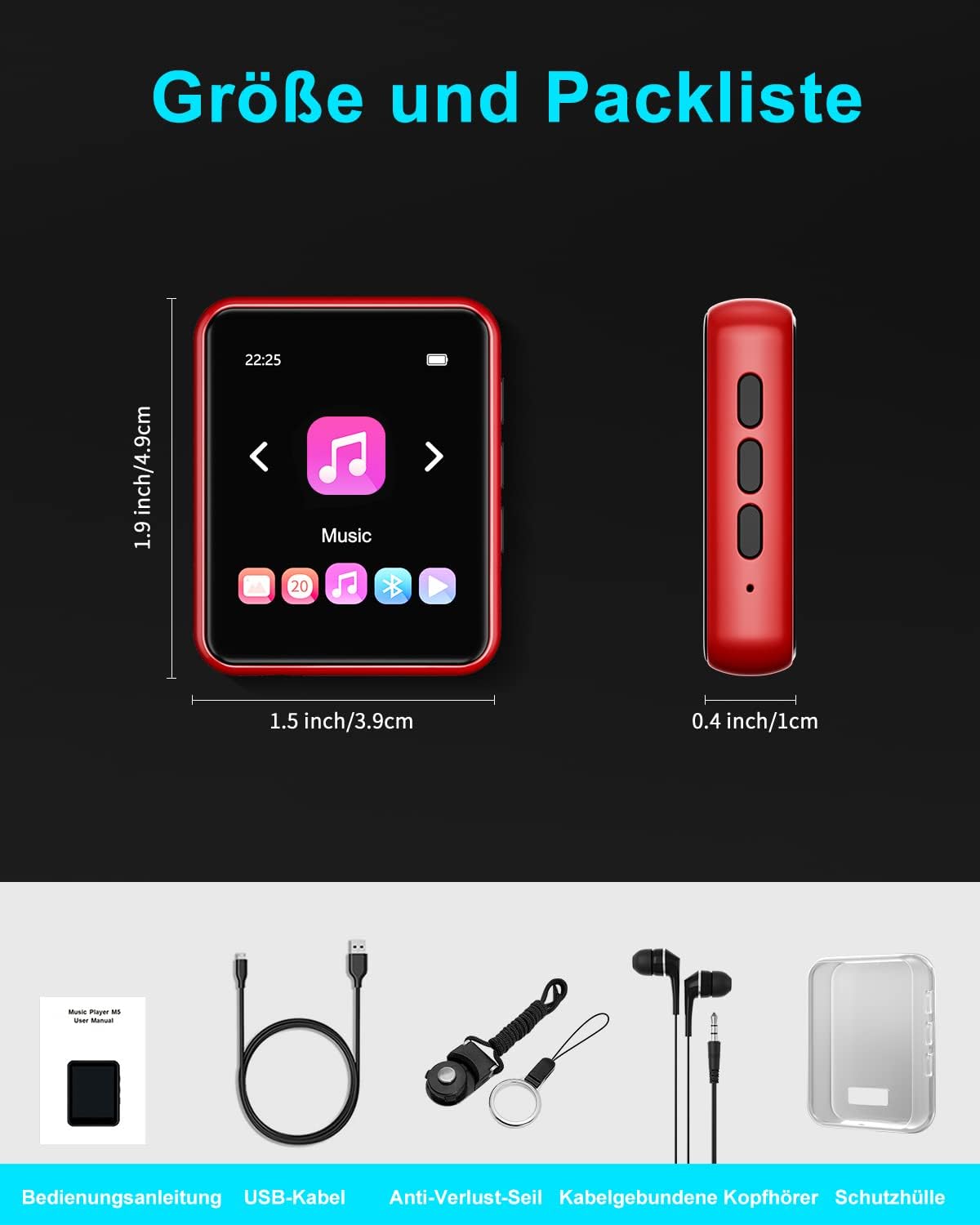 MP3-Player, Red/32GB