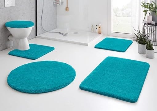 Badteppich Relax, 60x100 cm, Türkis 60 x 100 cm (Rechteckig)