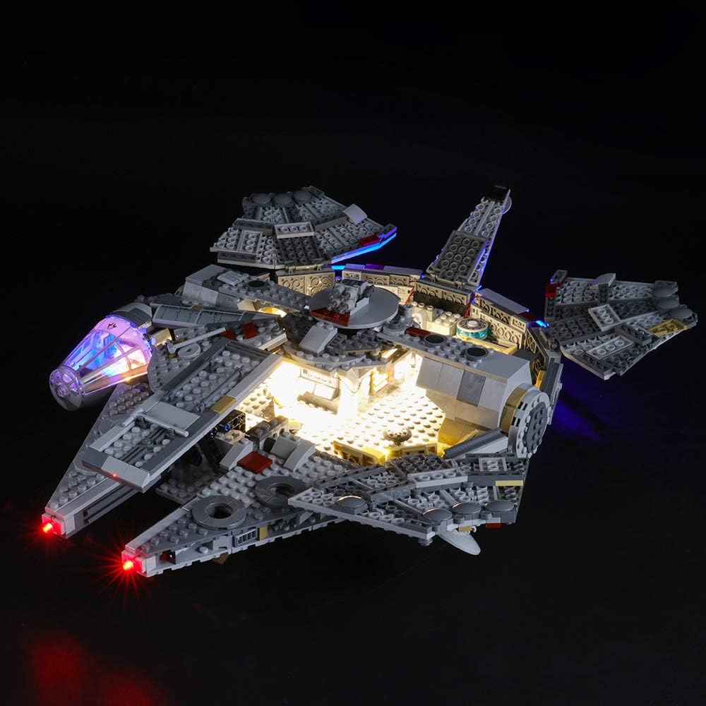 LED Beleuchtungsset für Lego Star Wars Millennium Falcon 75257, Ohne Fernbedienung