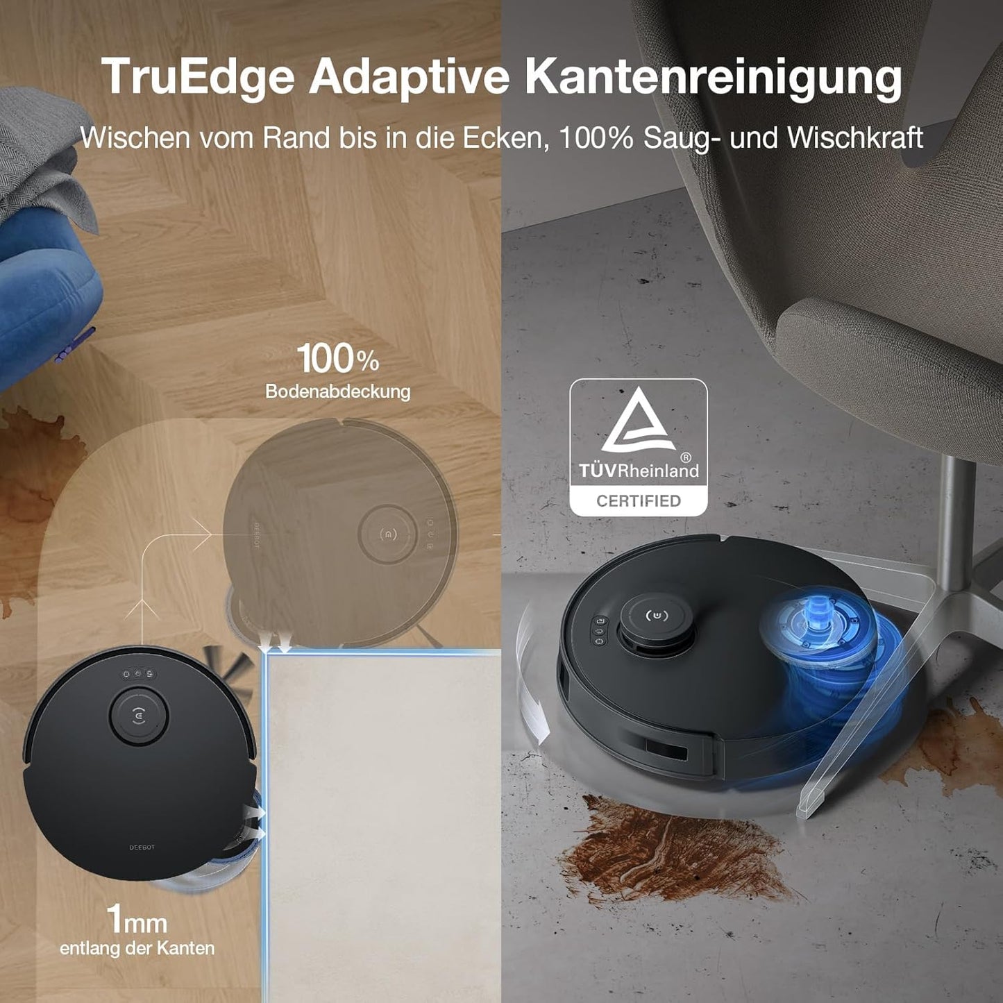 Deebot T30S Pro Saugroboter, T30s Pro Black