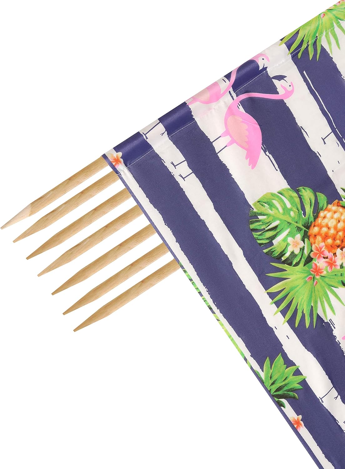 Wind- & Sichtschutz Ananas mit Holzstab 10 m, 10 m Ananas