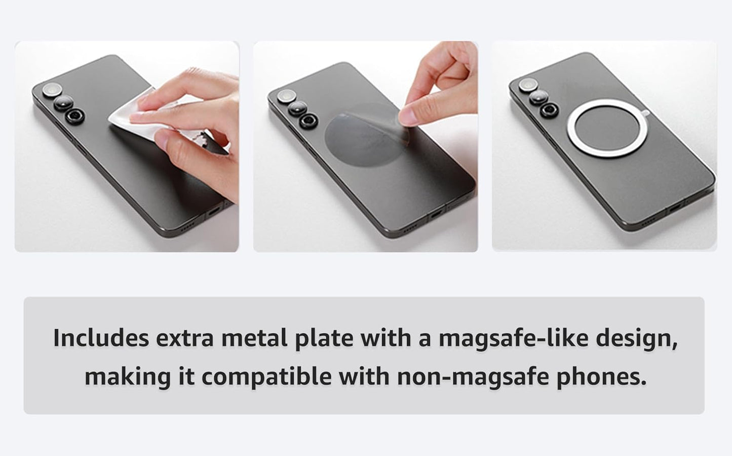Magnet Handyhalterung Kompatibel mit iPhone Magsafe, Magsafe