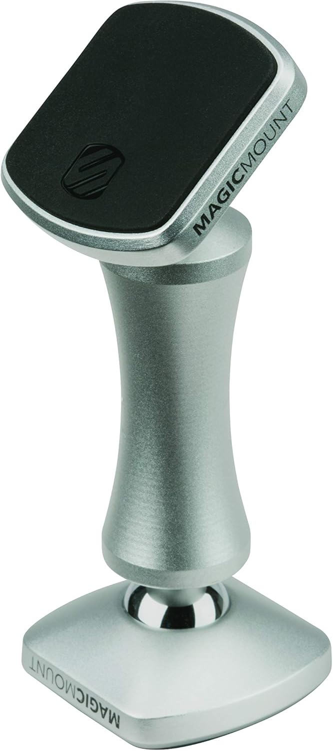 MagicMount Elite - magnetische Smartphone-Halterung, Silberner Doppel-Pivot, magnetisch