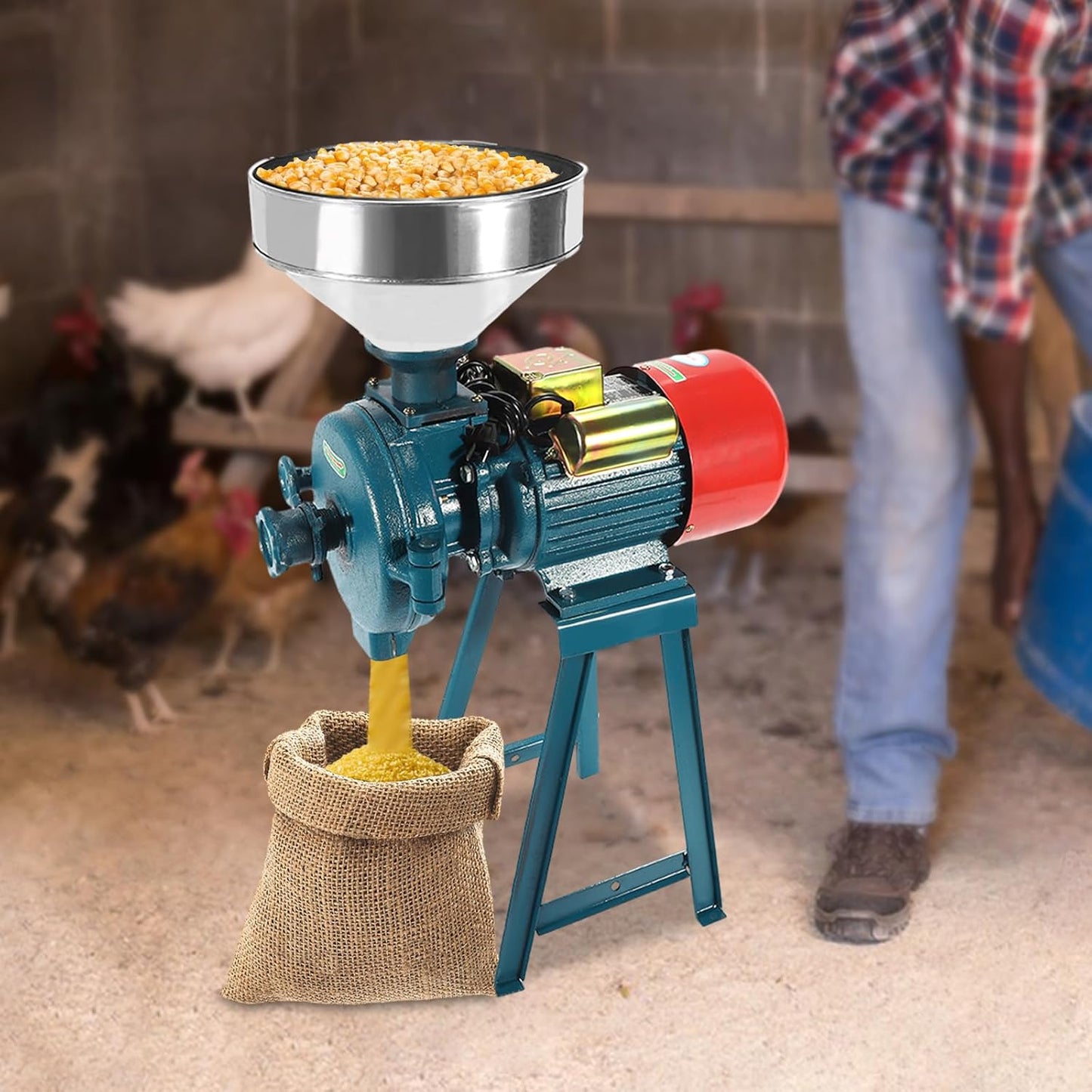 Getreidemühle, Grün, 2200 Watt