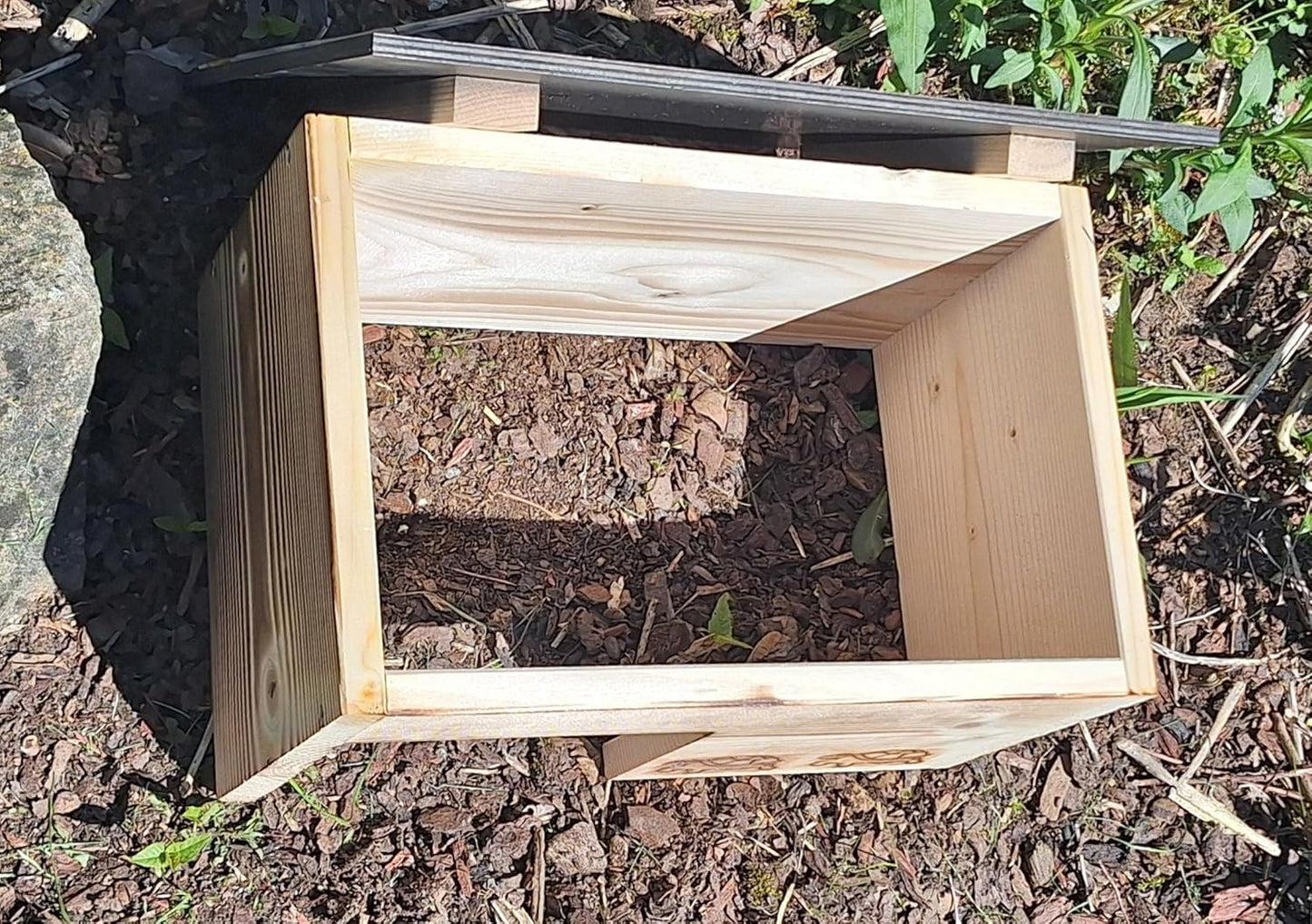 Wetterfestes Schildkrötenhaus, Gebrannt Produktabmessungen25T cm x 35B cm x 22H cm