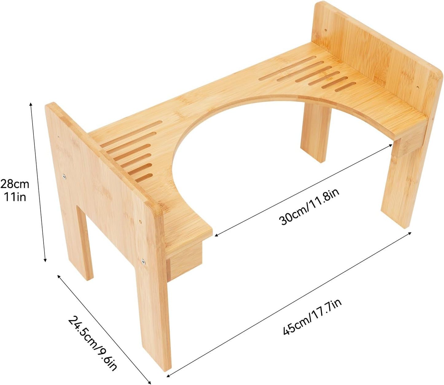 Ergonomischer Toilettenhocker
