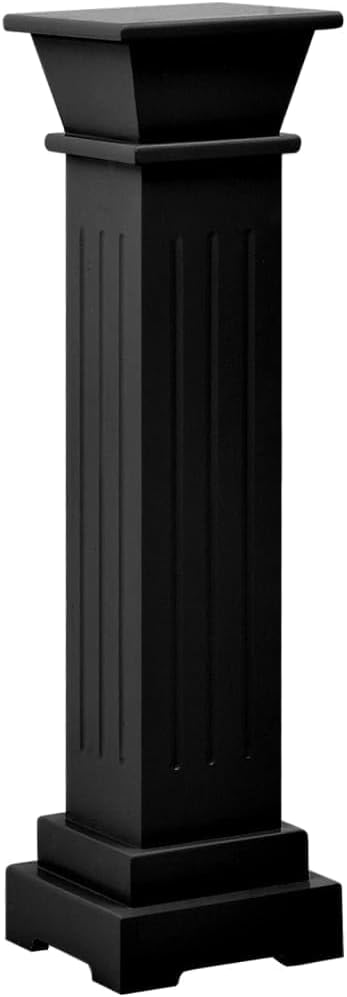 Klassische Pflanzensäule, Schwarz