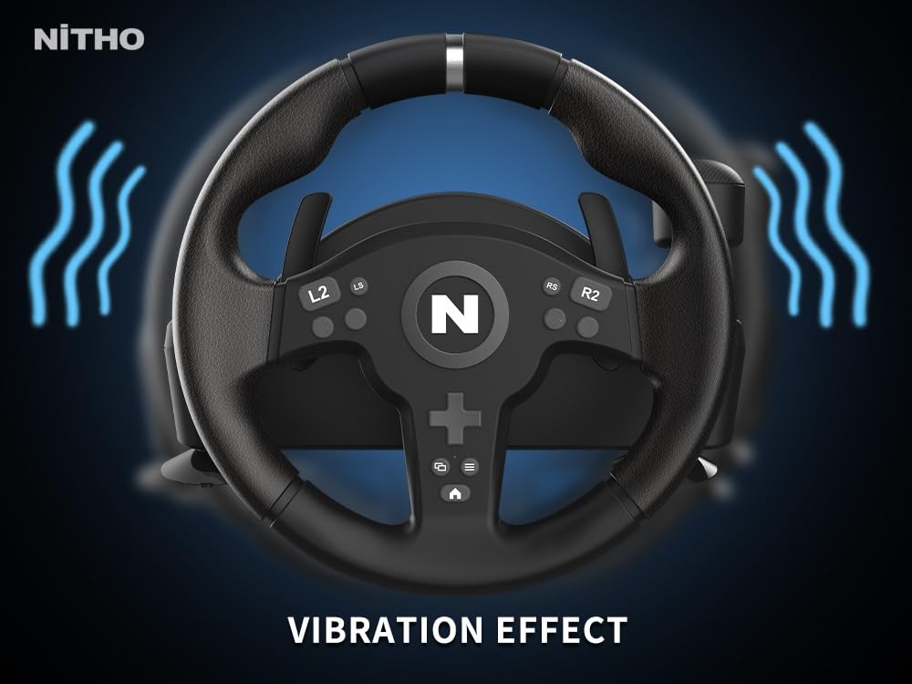 Drive Pro V200 Gaming-Rennlenkrad mit Pedalen und Schalthebel, Drive Pro V200