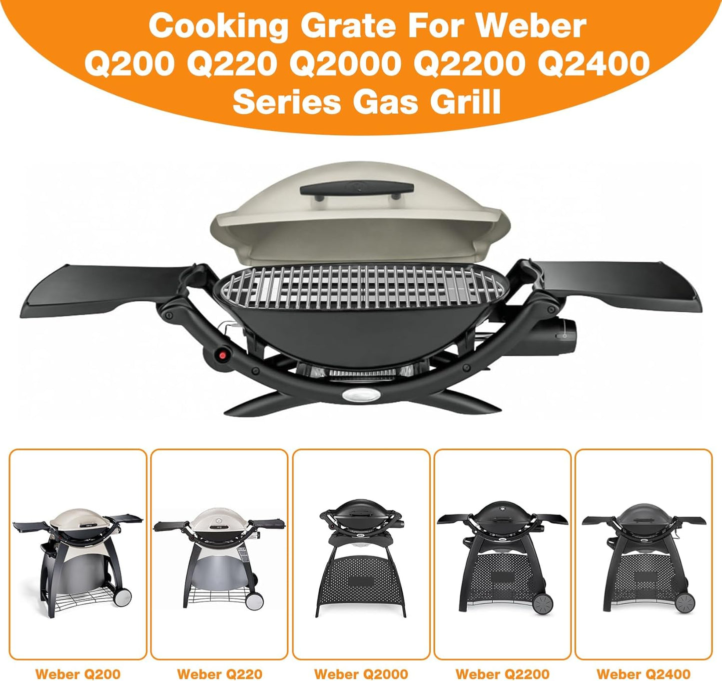 Ersatz-Grillrost für Weber, Grillrost für Weber Q200 / Q2000 Baureihe