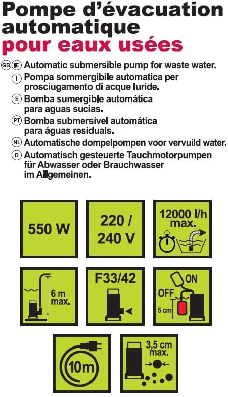 Tauchpumpe Modell 2260 115