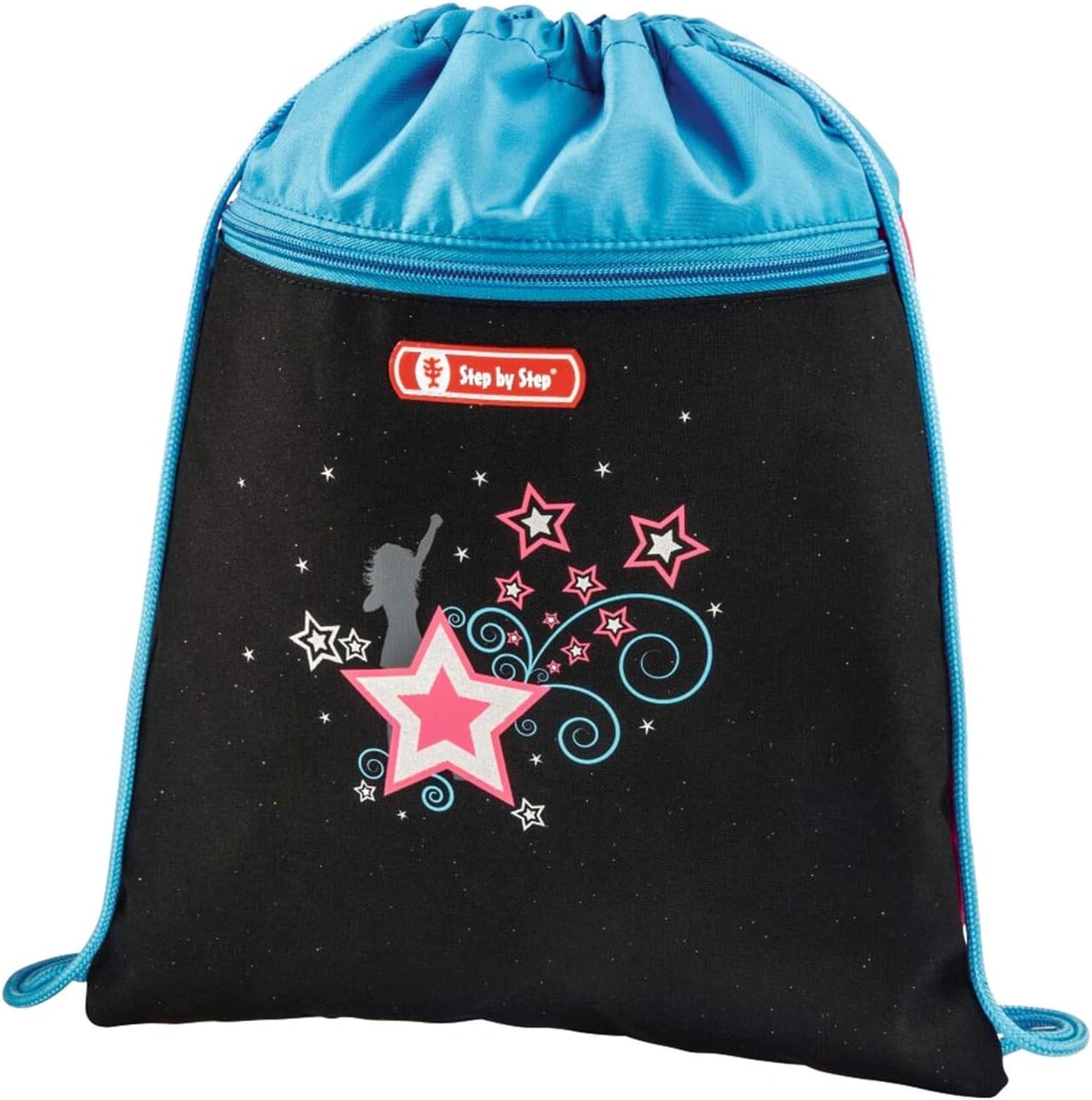 Ergonomisches Popstar Schulranzen-Set, Blau