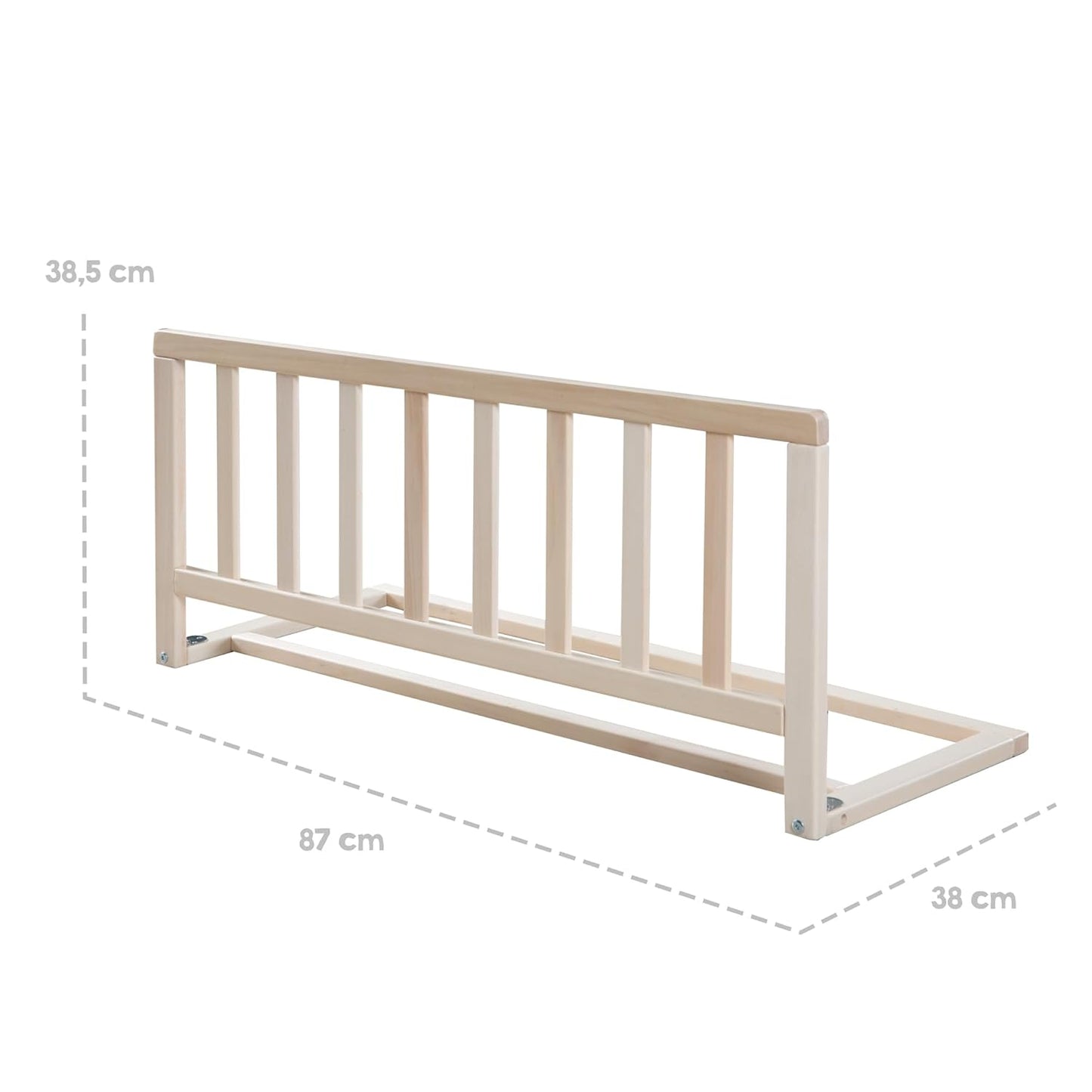 S71003690 Bettschutzgitter, Holz Natur